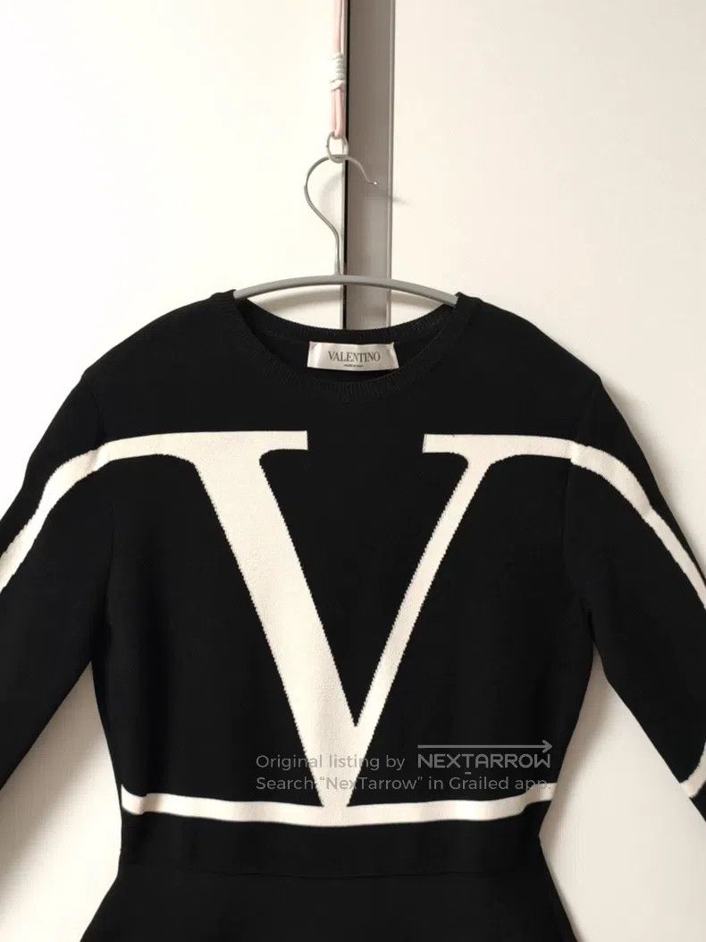Valentino Valentino Black knitted dress Size S / US 4 / IT 40 - 2 Thumbnail