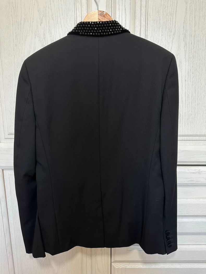 Saint Laurent Paris Saint Laurent Paris Heavy industry diamond studded suit jac Size US M / EU 48-50 / 2 - 4 Thumbnail