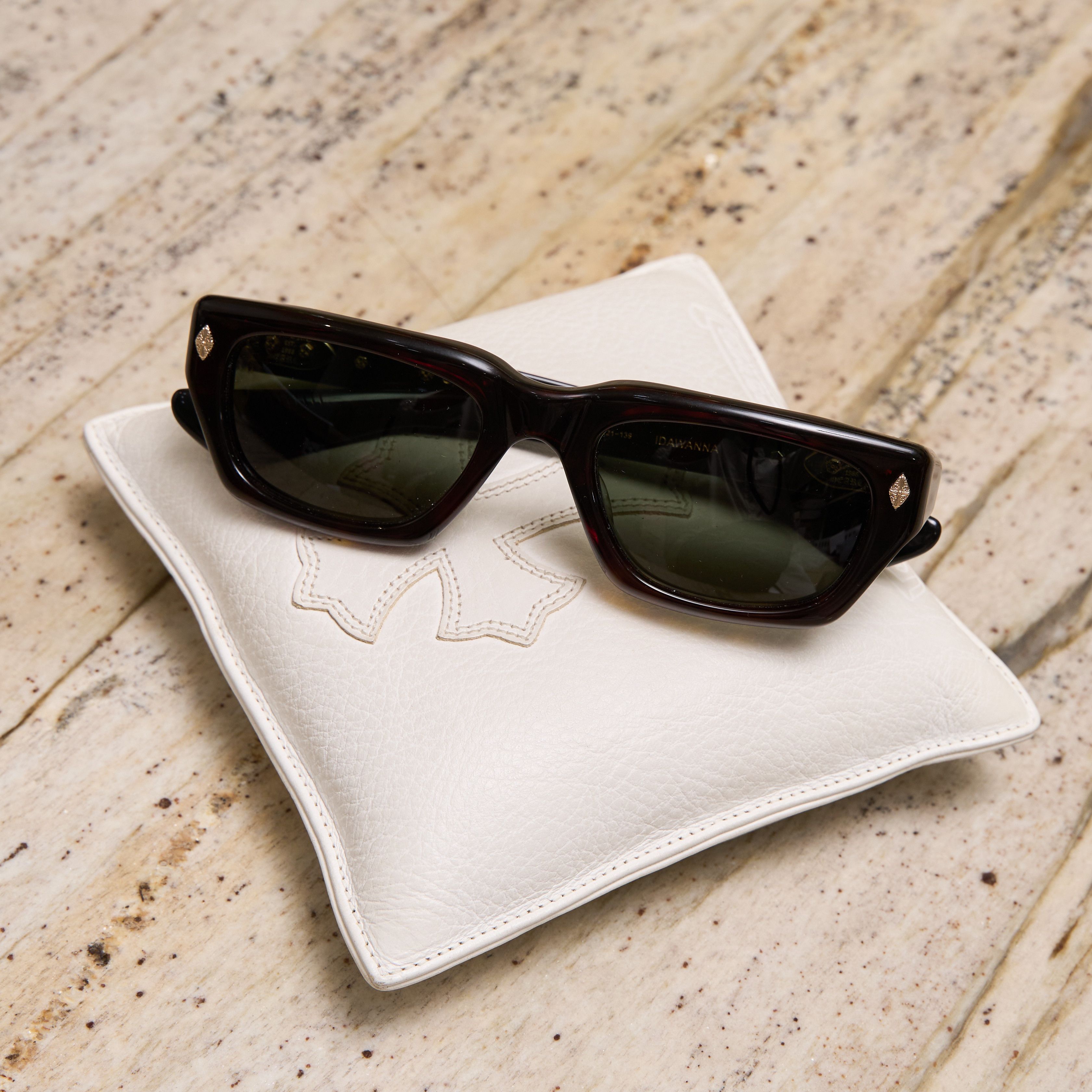 Chrome Hearts CHROME HEARTS IDAWANNA DARK TORTOISE BLACK Size ONE SIZE - 6 Thumbnail