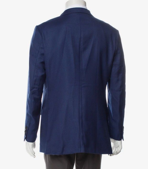 Ermenegildo Zegna Zegna Milano Easy Wool Silk Blazer Size 42R - 8 Thumbnail