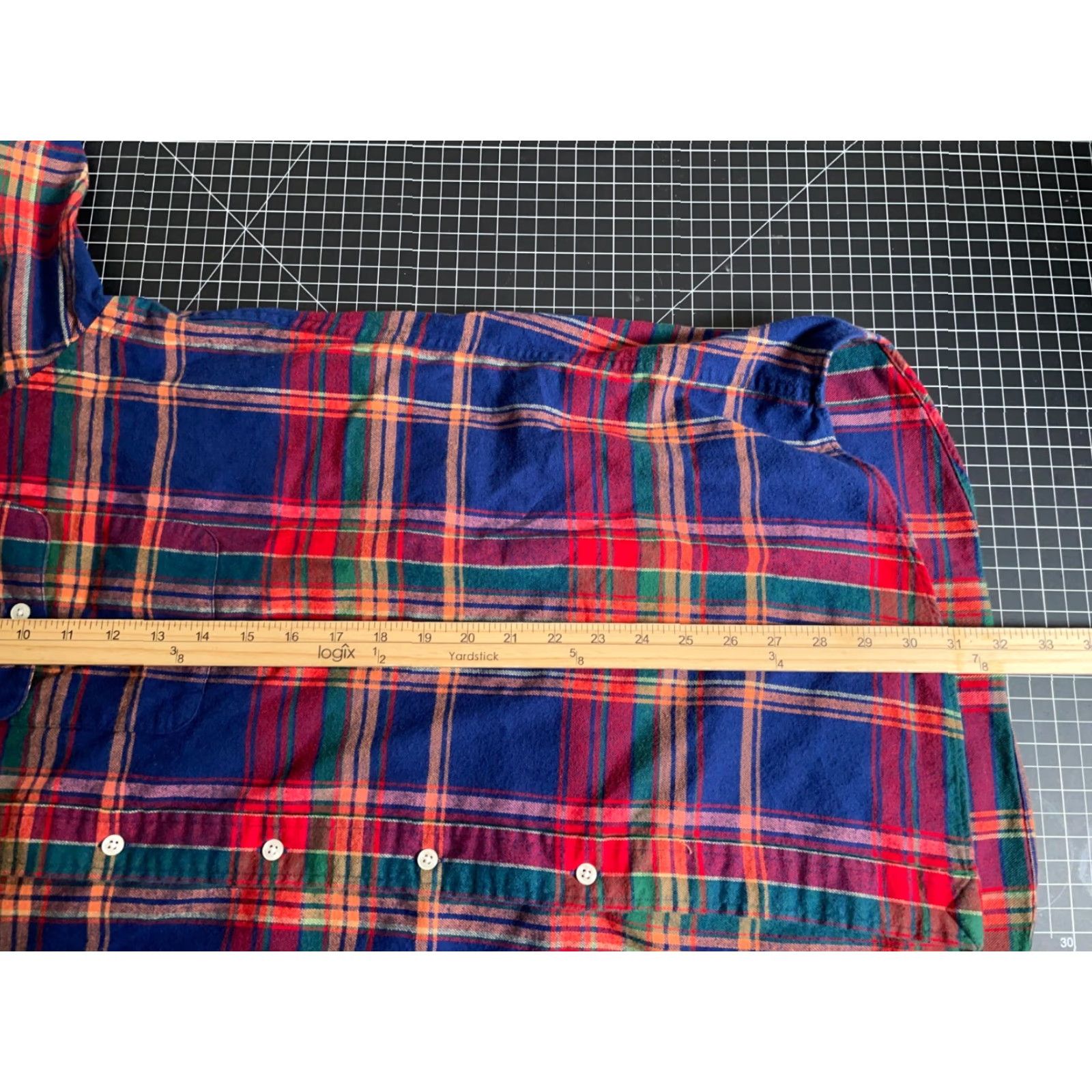 Ralph Lauren Ralph Lauren Flannel Work Shirt Men's XL Red Blue Plaid Workwear Polo Workshirt 90s Mens Size US XL / EU 56 / 4 - 6 Thumbnail