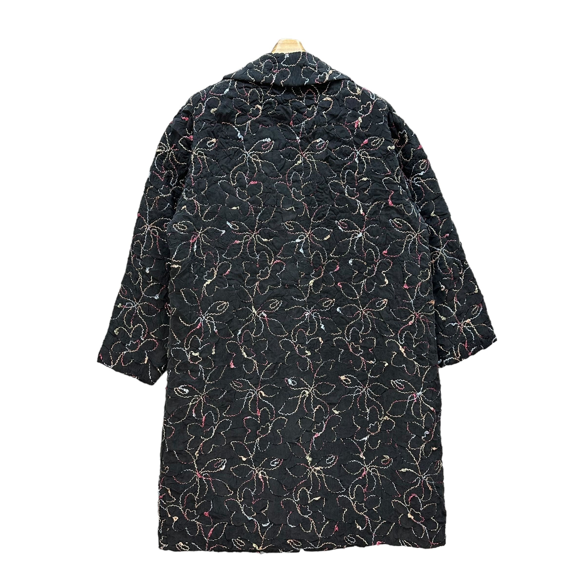 Kenzo 90's Atelier Kenzo Watanabe Motif Florals Overcoat #A23-0537 Size L / US 10 / IT 46 - 10 Thumbnail