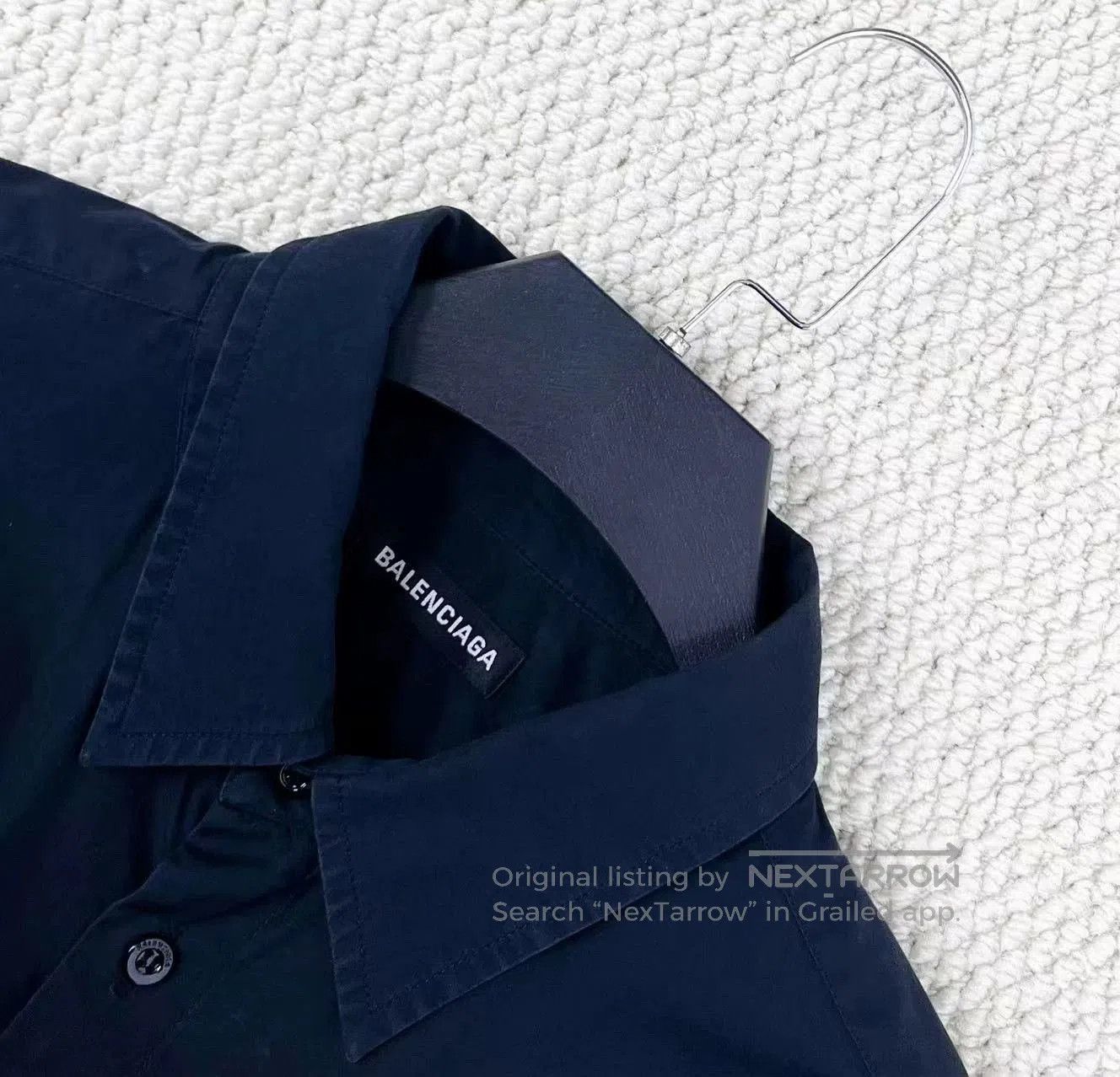 Balenciaga balenciaga black oversized shirt jacket. Size US M / EU 48-50 / 2 - 3 Thumbnail