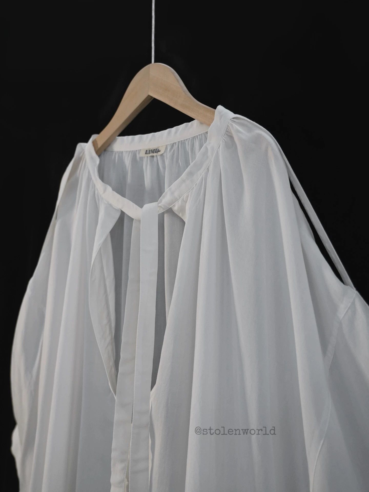 Yohji Yamamoto limi feu women's silk kimono sleeve oversized shirt Size S / US 4 / IT 40 - 3 Thumbnail