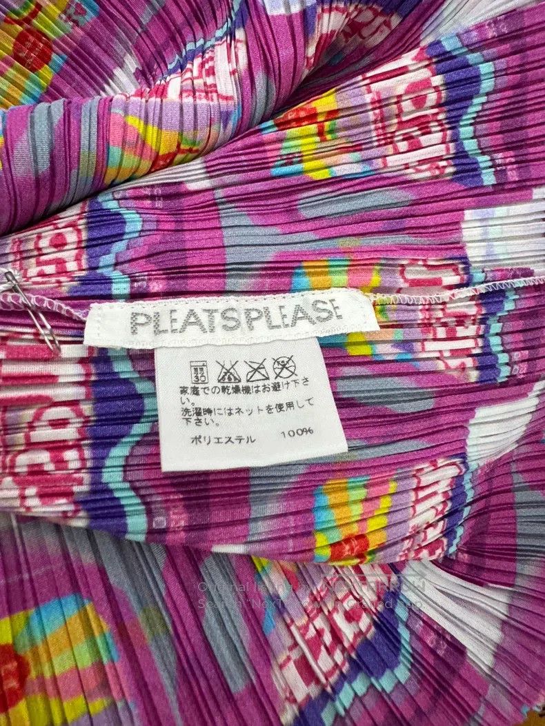 Issey Miyake Issey Miyake Purple Short Sleeve Size L / US 10 / IT 46 - 3 Thumbnail