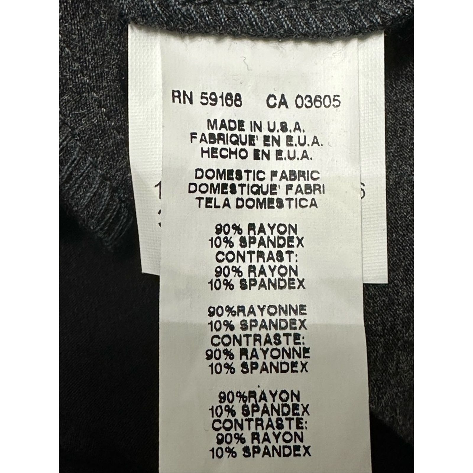 Other Karen Kane Long Sleeve Asymmetric Color Block Gray Black XSP Size XS / US 0-2 / IT 36-38 - 9 Thumbnail