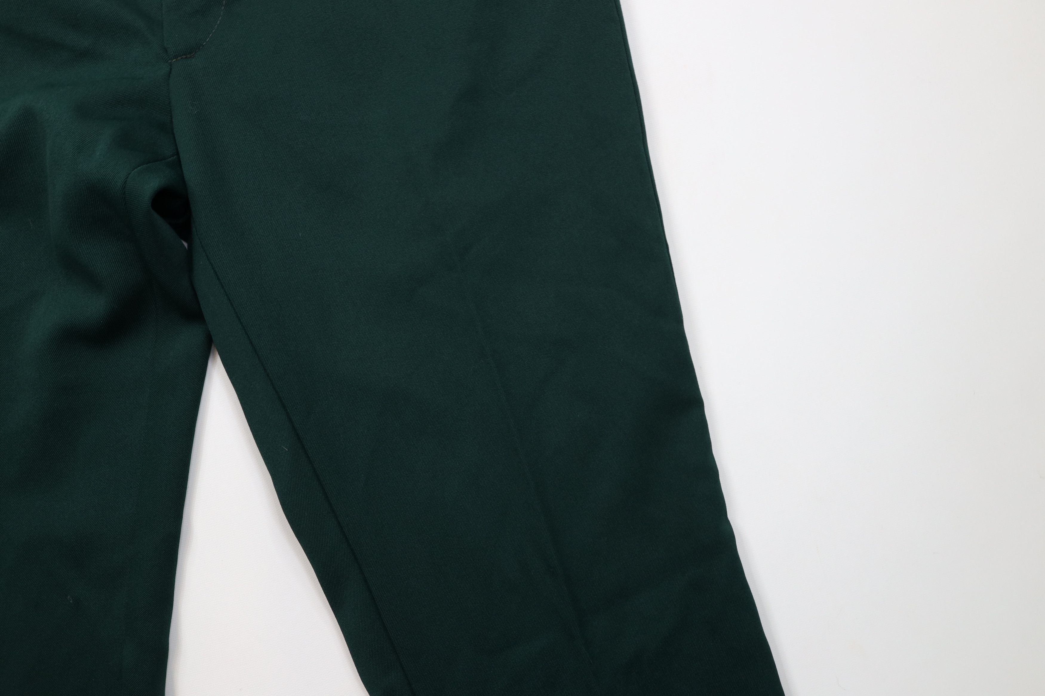 Vintage Vintage 70s Streetwear Flared Wide Leg Chino Pants Green USA Size US 34 / EU 50 - 5 Thumbnail