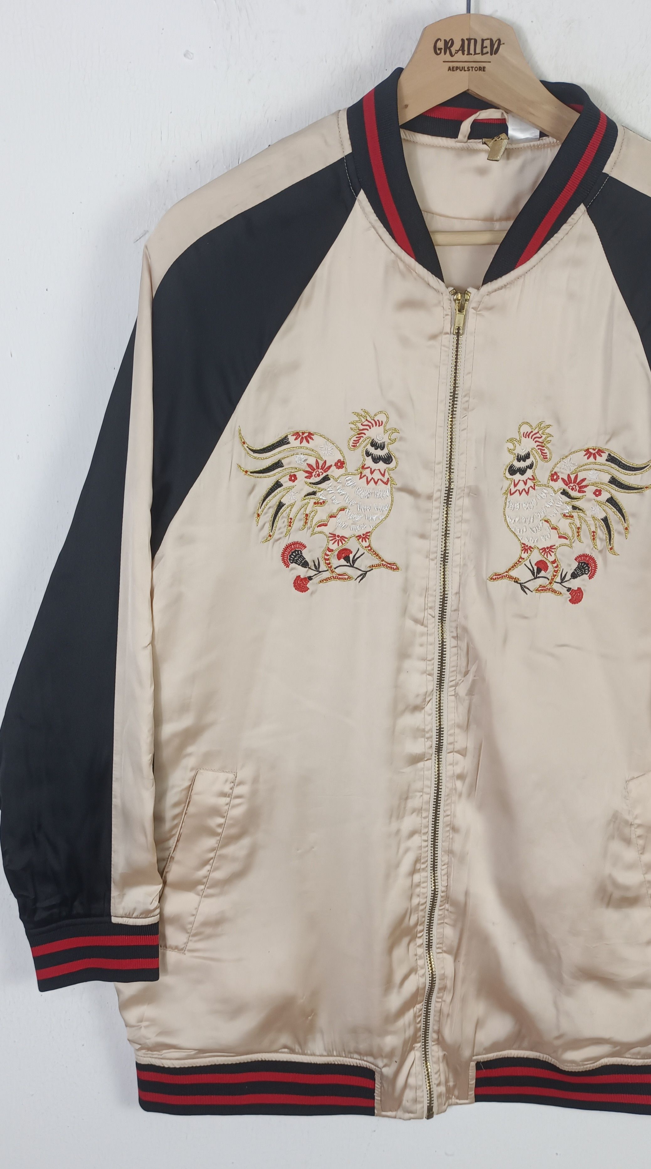 Divided Divided x H&M Embroidered Sukajan Size US L / EU 52-54 / 3 - 4 Thumbnail