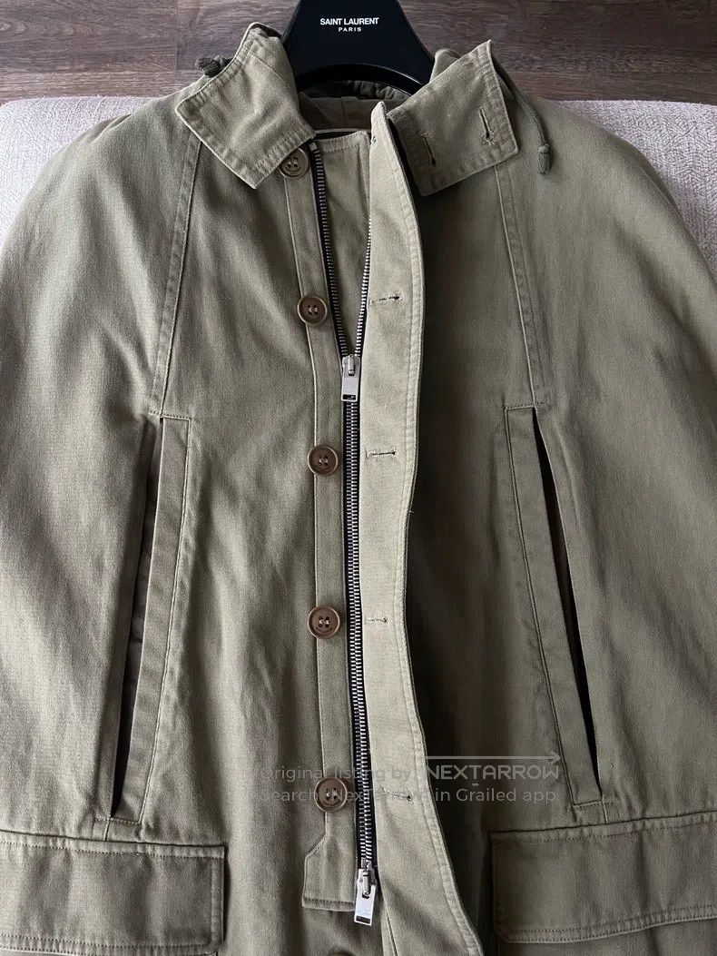 Saint Laurent Paris Saint Laurent Paris Military Cloth Cloak Size US S / EU 44-46 / 1 - 3 Thumbnail