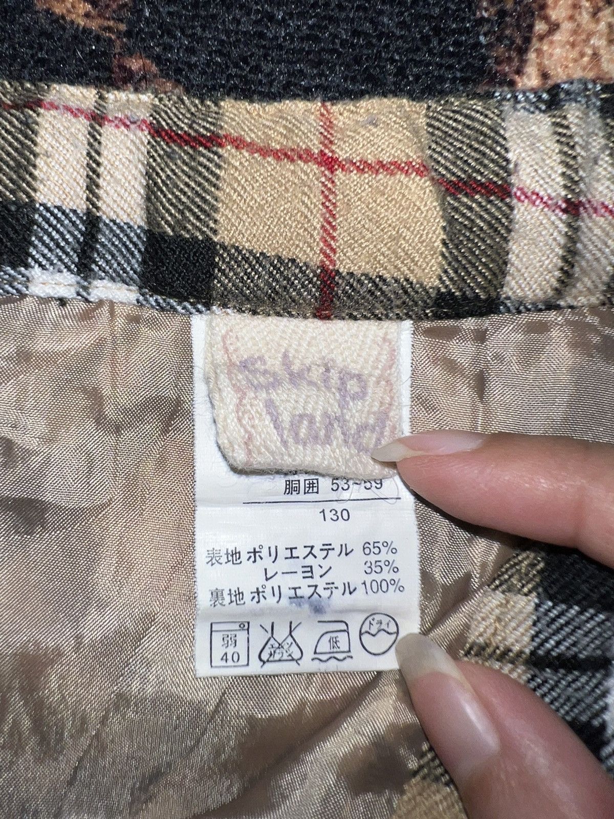 Burberry Japanese tartan layered skirt 🎀💖 Size 26" / US 2 / IT 38 - 7 Thumbnail