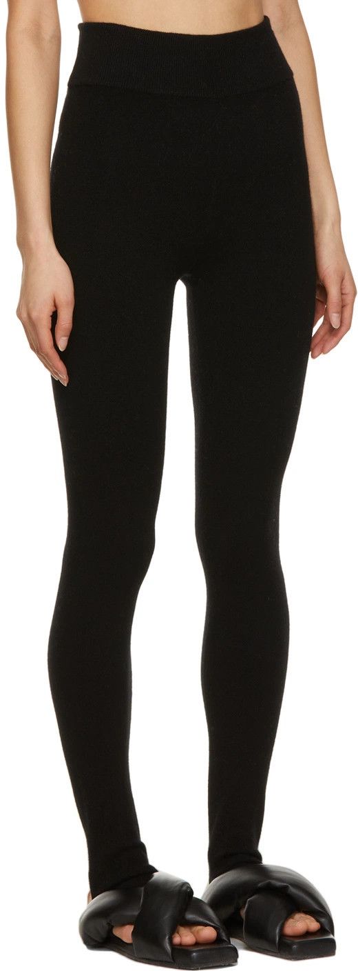 Lisa Yang LISA YANG Black Alora Cashmere Leggings Size 2 Size 26" / US 2 / IT 38 - 1 Thumbnail