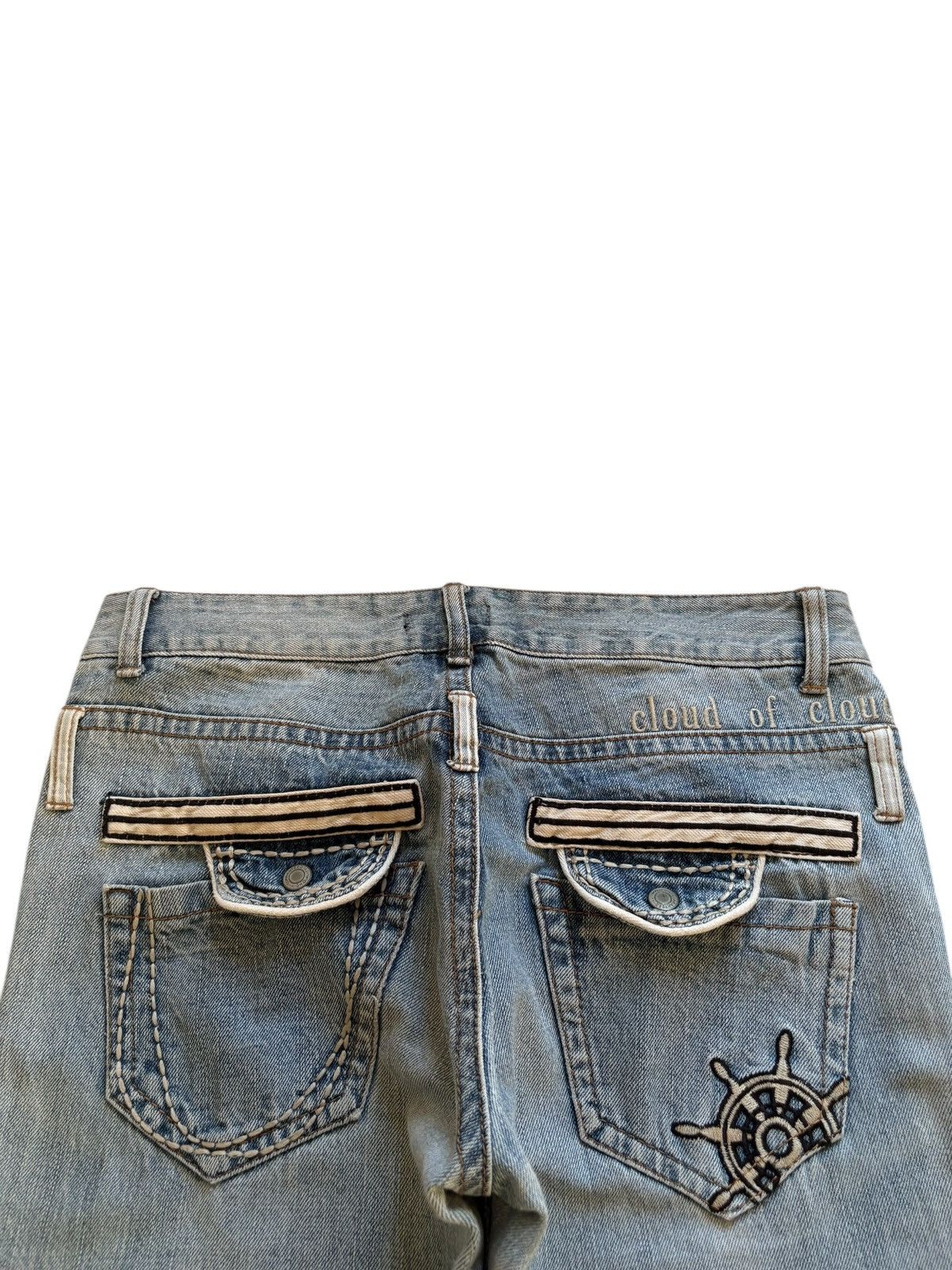 Japanese Brand Vintage Japanese Brand Embroidery Spell Out Loose Jeans Size US 32 / EU 48 - 8 Thumbnail