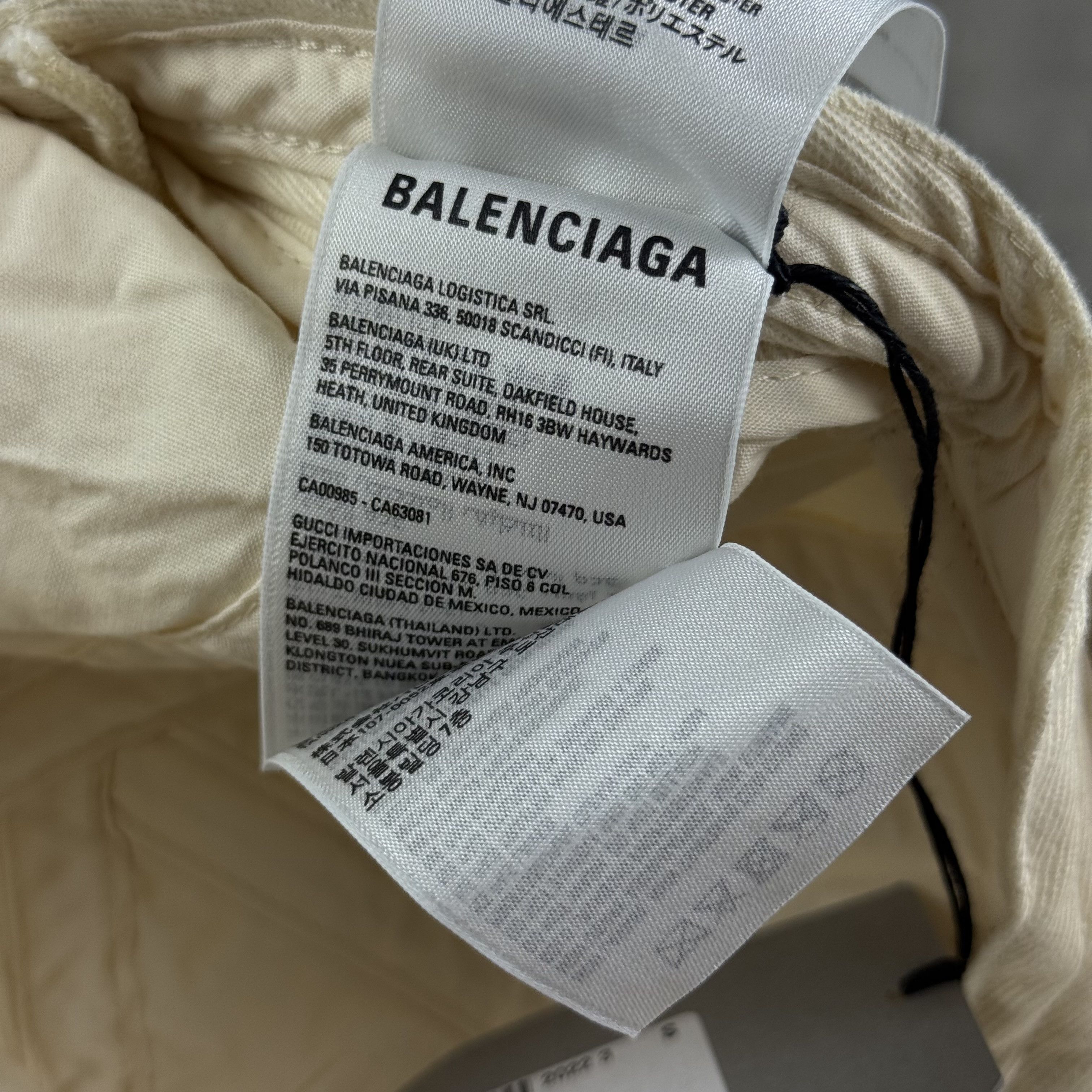 Balenciaga BALENCIAGA BB Paris Icon Hat Cream Size ONE SIZE - 10 Thumbnail
