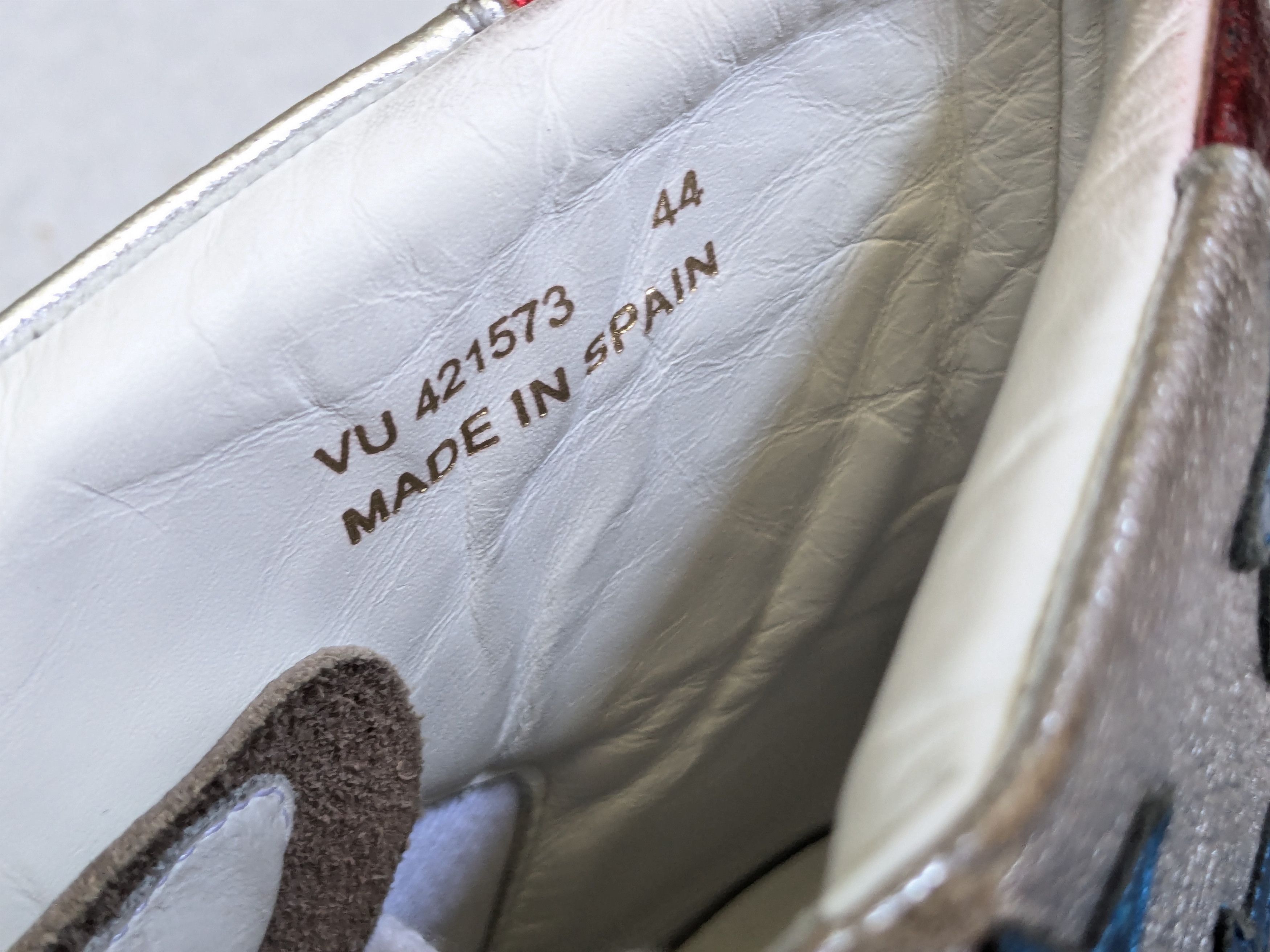 Saint Laurent Paris Saint Laurent High Top Sneakers 11 44 Stars Silver Blue Red Size US 11 / EU 44 - 5 Thumbnail