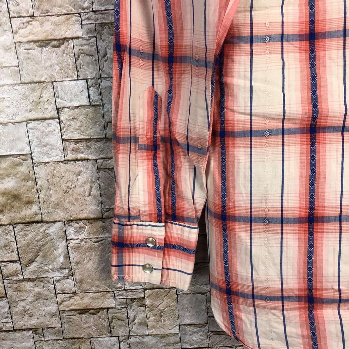 Edwin Edwin Pink checkered vintage japan Flannel #A247 Size US S / EU 44-46 / 1 - 17 Thumbnail