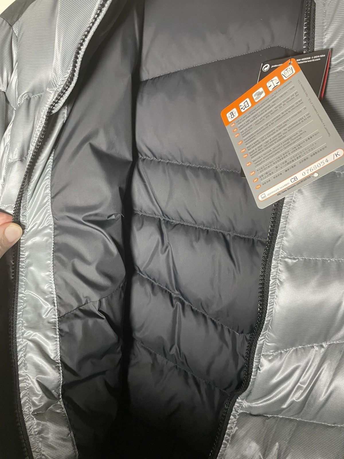 Jordan Brand Jordan Thermore Puffer Jacket 2XL NWT Silver Black Size US XXL / EU 58 / 5 - 12 Thumbnail