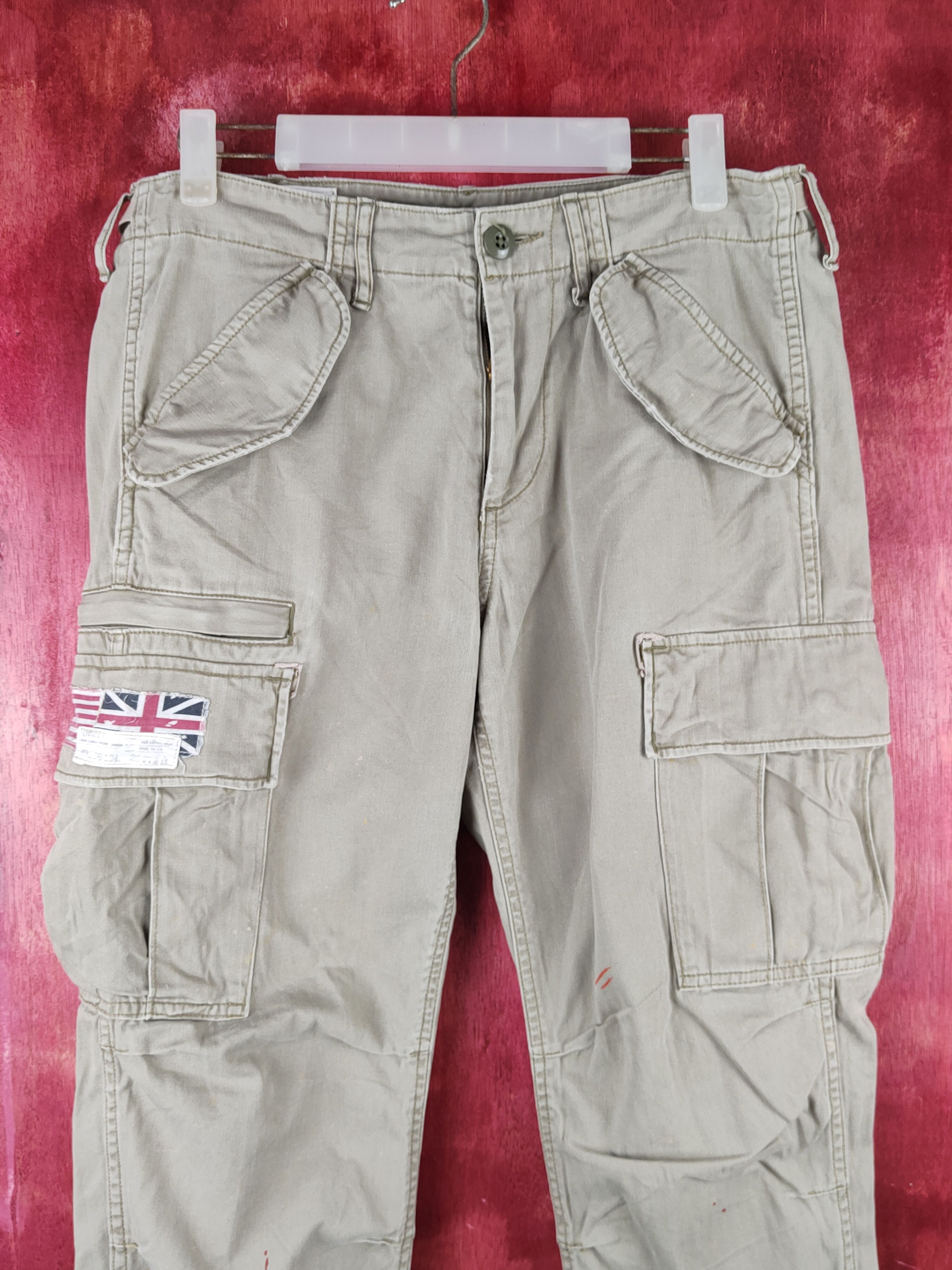 Polo Ralph Lauren Ralph Lauren Beige Multipocket Tactical Denim #S1471 Size US 30 / EU 46 - 2 Thumbnail
