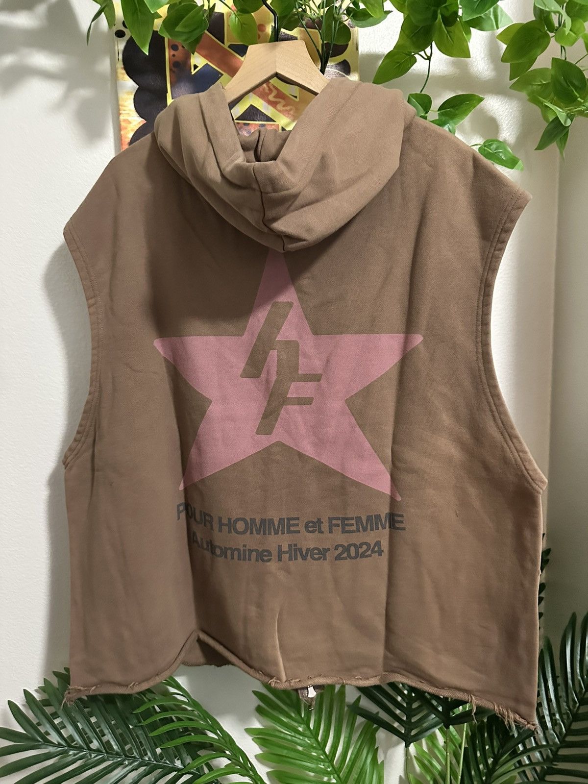 Homme + Femme La Homme + femme LA guerrilla cutoff sleeveless hoodie Size US XXL / EU 58 / 5 - 4 Thumbnail