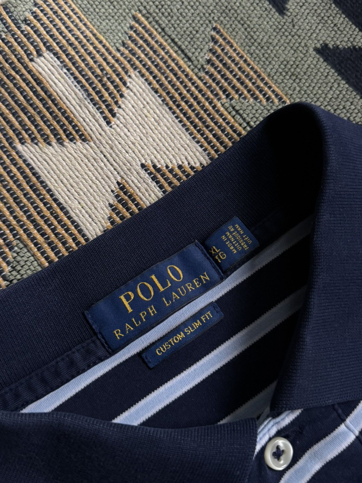 Polo Ralph Lauren Vintage Polo Ralph Lauren Stripped T-shirt Size US XL / EU 56 / 4 - 7 Thumbnail