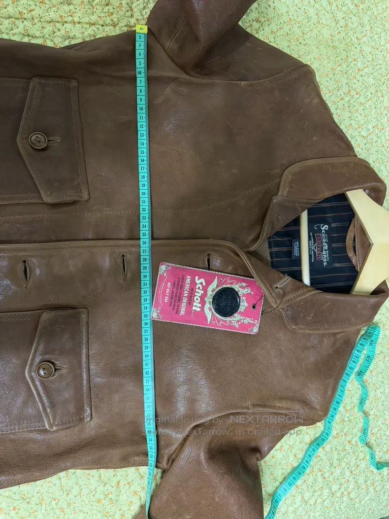 Schott Schott NYC P230 Vintage Leather Jacket Size US M / EU 48-50 / 2 - 8 Thumbnail