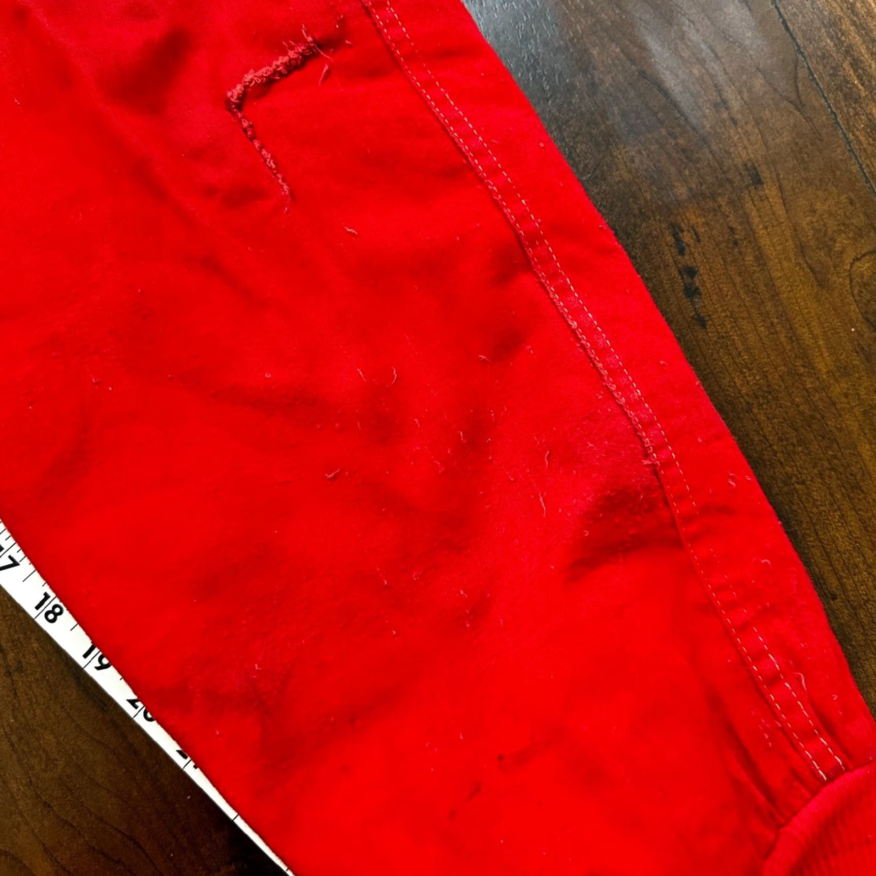 Vintage VINTAGE VTG Buckleback Red Layer Pants Mens Red Quilted Rockabilly 60s 70s Winter Size US 30 / EU 46 - 6 Thumbnail