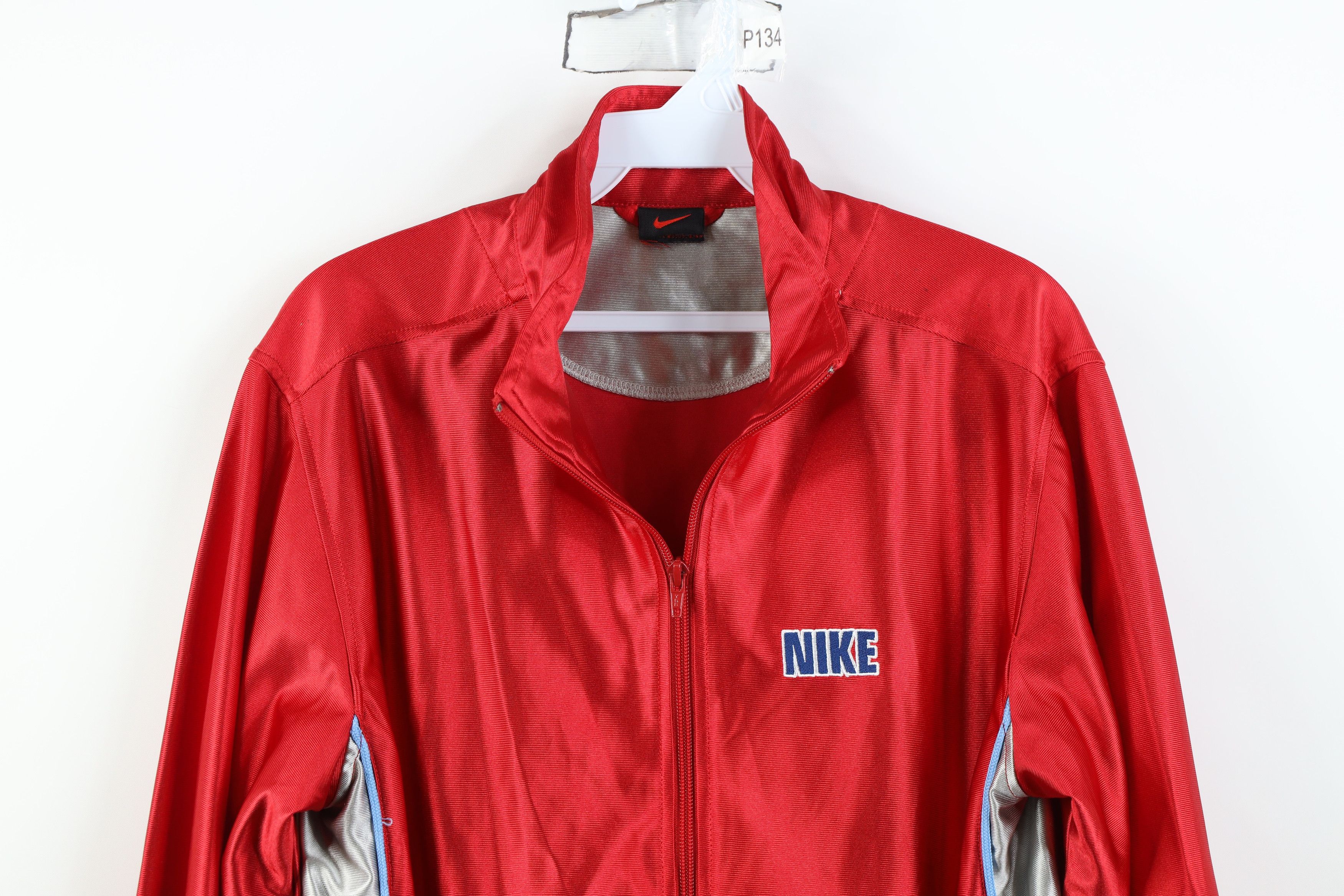 Nike Vintage 90s Nike Silky Dazzle Full Zip Basketball Jacket Size US S / EU 44-46 / 1 - 2 Thumbnail