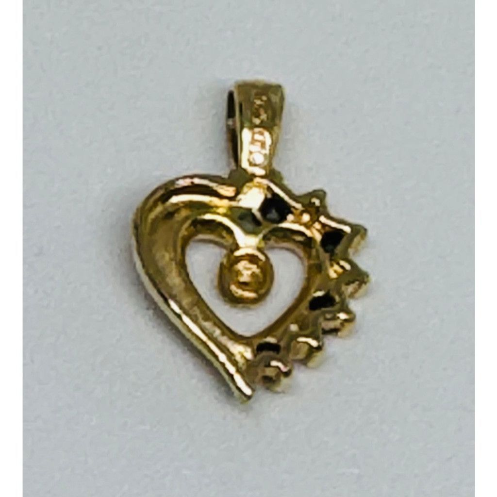 Other Genuine Diamond Sapphire Heart Pendant 925 Silver Size ONE SIZE - 4 Thumbnail