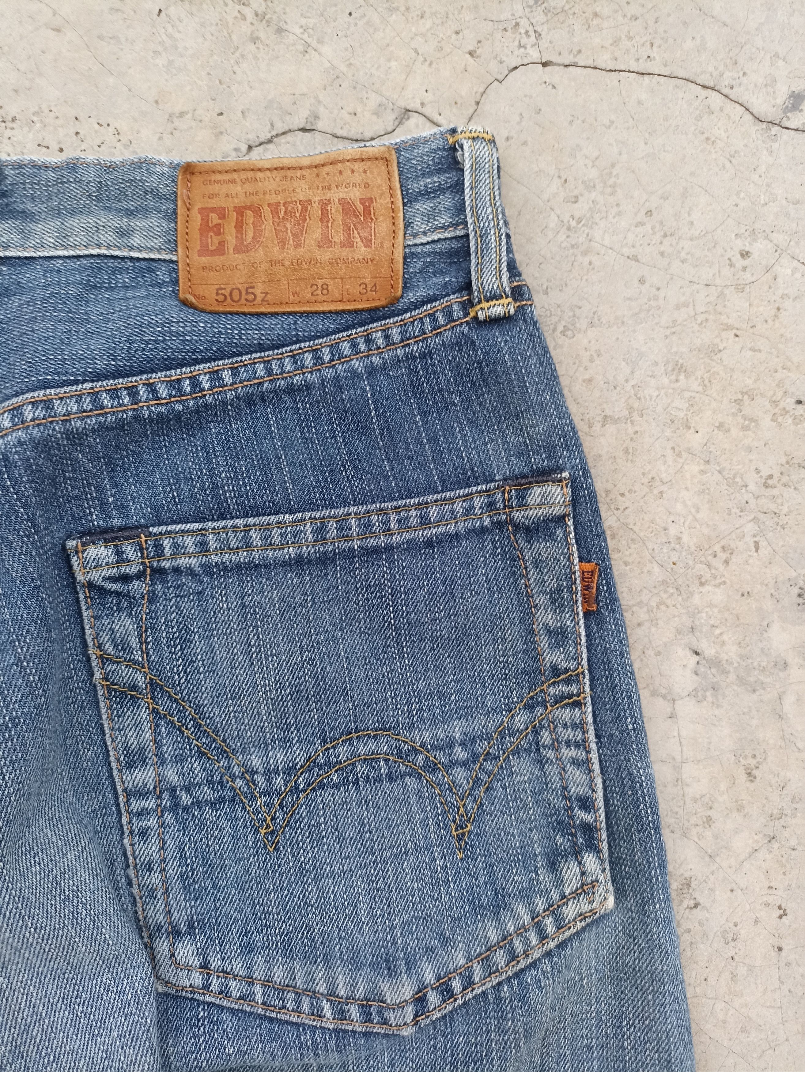 Beauty Beast Flare Vintage Edwin Jeans Edwin 505Z distressed 28x31 Size US 28 / EU 44 - 5 Thumbnail