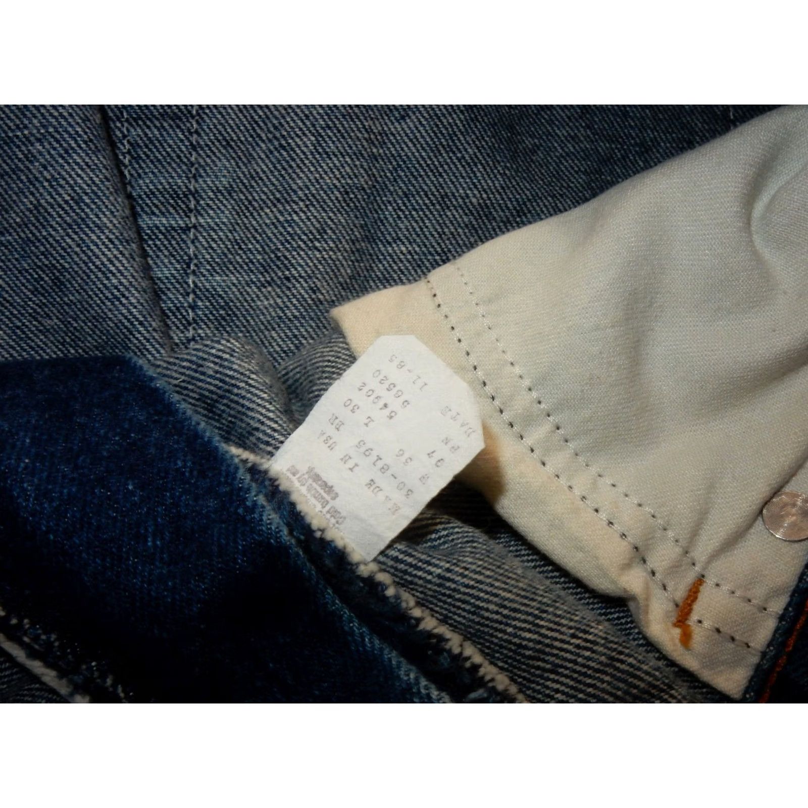 Gap VTG Gap Jeans Men's Denim Size 36x30 Blue 70s 80s Tapered Inseam 30 Jeans Size US 34 / EU 50 - 6 Thumbnail