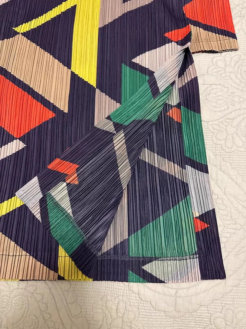 Issey Miyake Issey Miyake Colorful block dress Size L / US 10 / IT 46 - 3 Thumbnail