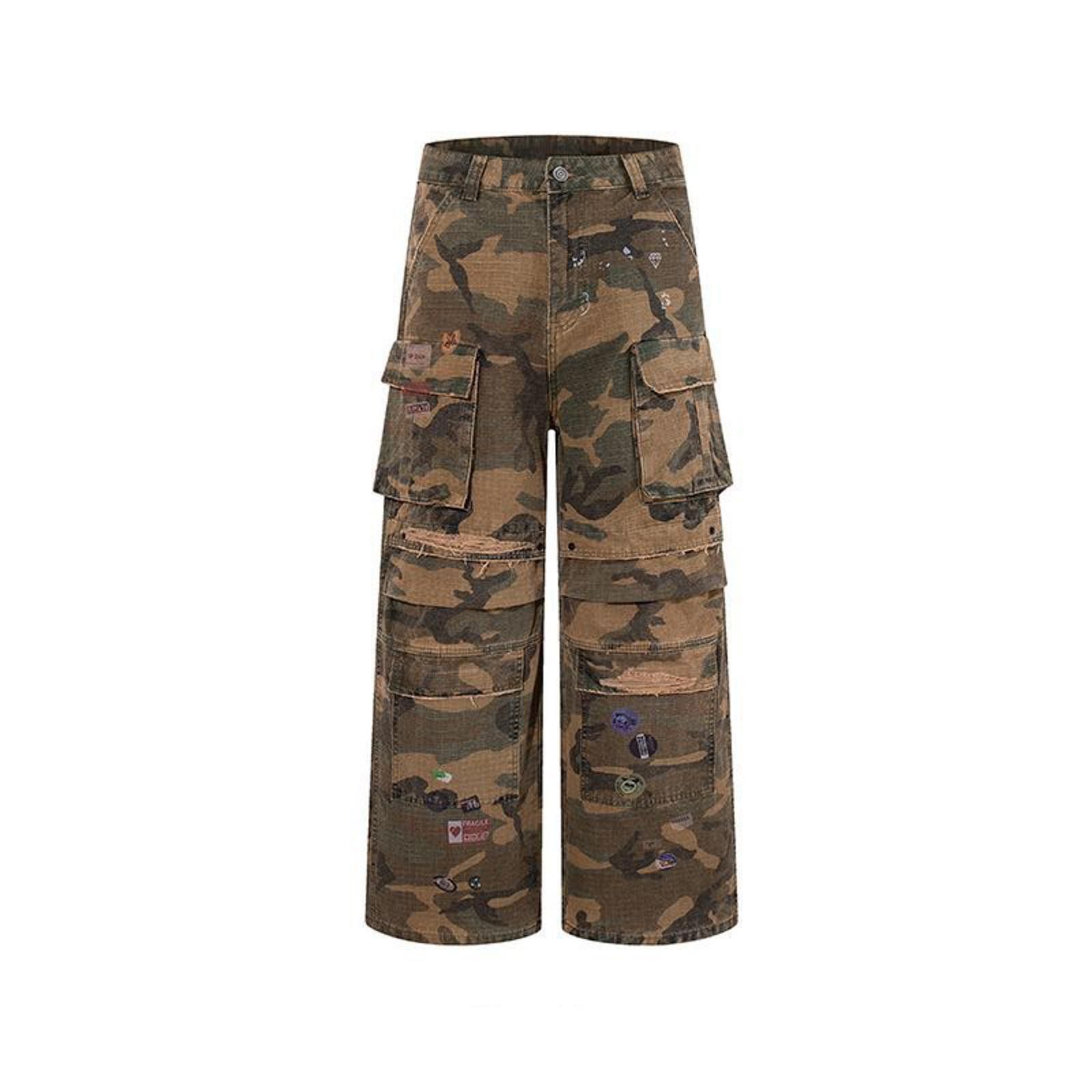 Other Camo Cargo Casual Pants Utility Wide-Leg Trousers Size US 32 / EU 48 - 1 Thumbnail