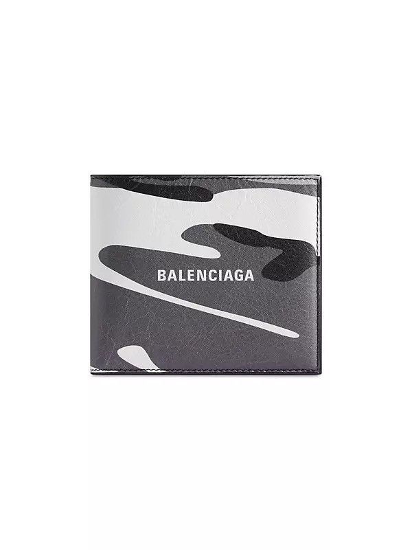 Balenciaga BALENCIAGA CASH SQUARE FOLDED WALLET CAMO PRINT Size ONE SIZE - 1 Thumbnail