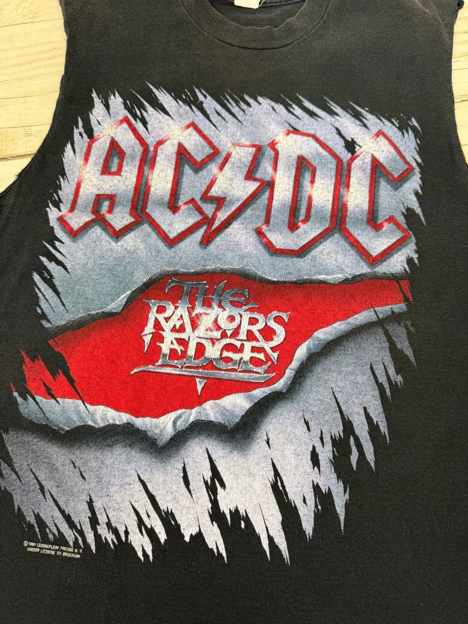 AC/DC Vintage Ac/Dc 1990 Razors Edge Tour Tee Tank Top Size US S / EU 44-46 / 1 - 8 Thumbnail