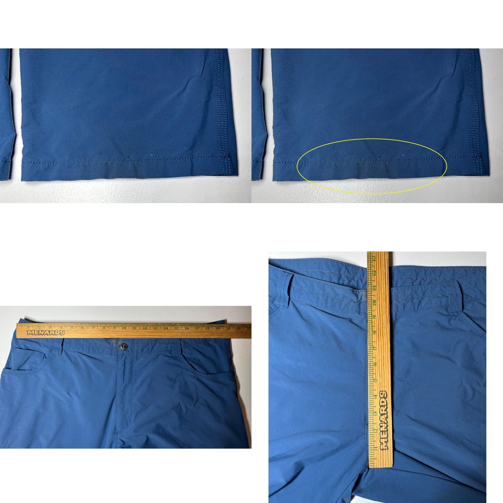 Patagonia Patagonia Men's Quandary Pants 40x30 Regular Blue Solid Hiking Style 55175 Outdoors Lightweight Pockets Men’s Jeans/Activewear Summer Spring Fall Size US 40 / EU 56 - 10 Thumbnail