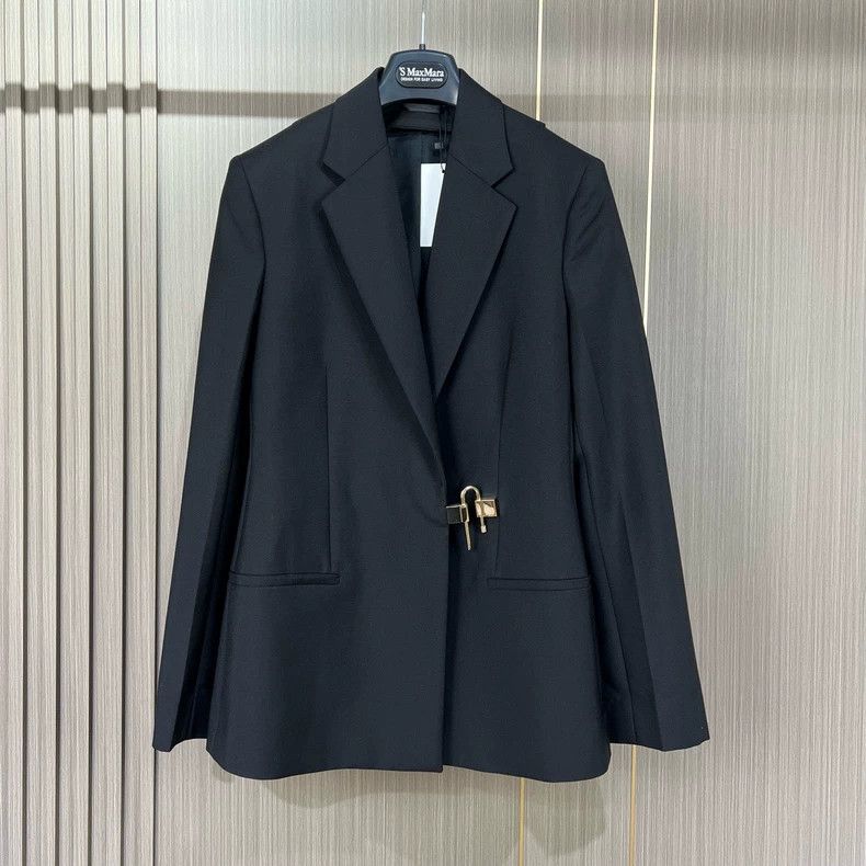 Givenchy Metal Lock Closure Suit Jacket-dmc