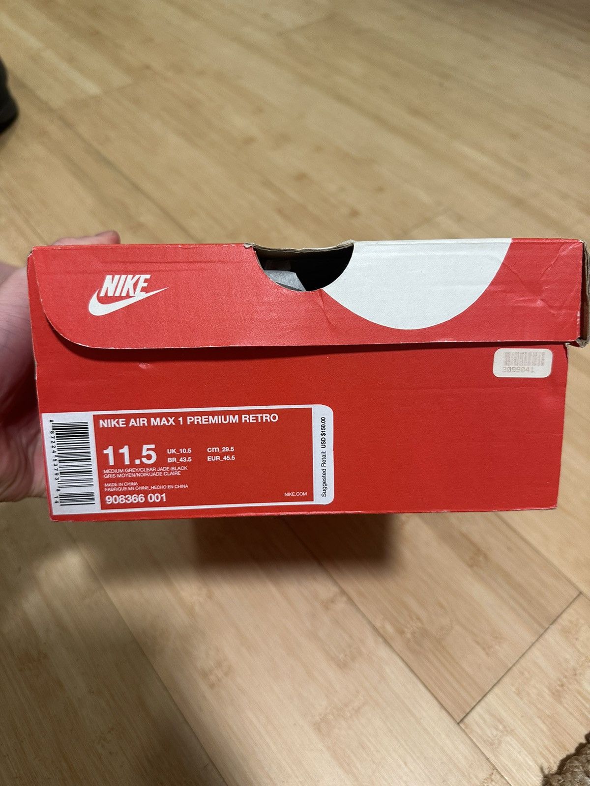 Nike × atmos Nike x Atmos Air Max 1 Elephant Size US 11.5 / EU 44-45 - 10 Thumbnail