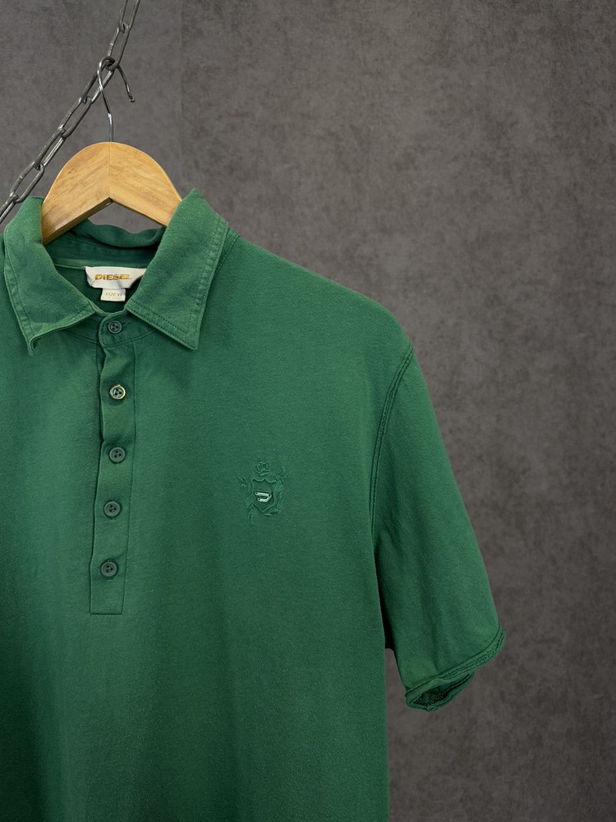 Diesel Diesel designer vintage polo tee Size US XL / EU 56 / 4 - 2 Thumbnail