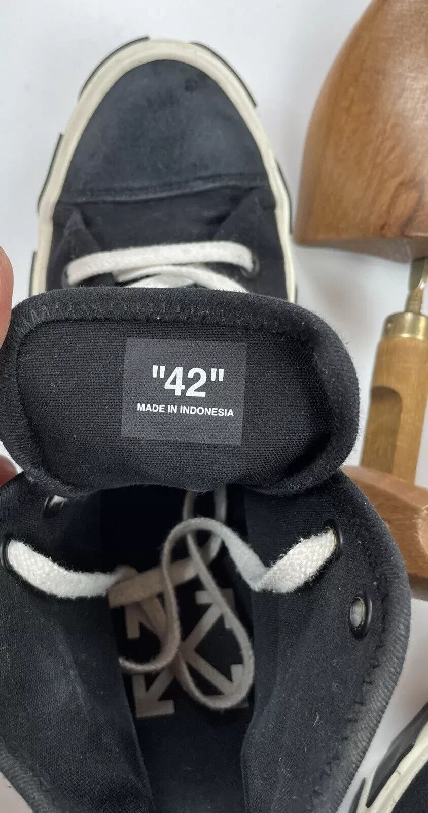 Off-White Off-White Vulcanized high Top Shoes Sneakers Trainers Canvas Size US 9 / EU 42 - 11 Thumbnail