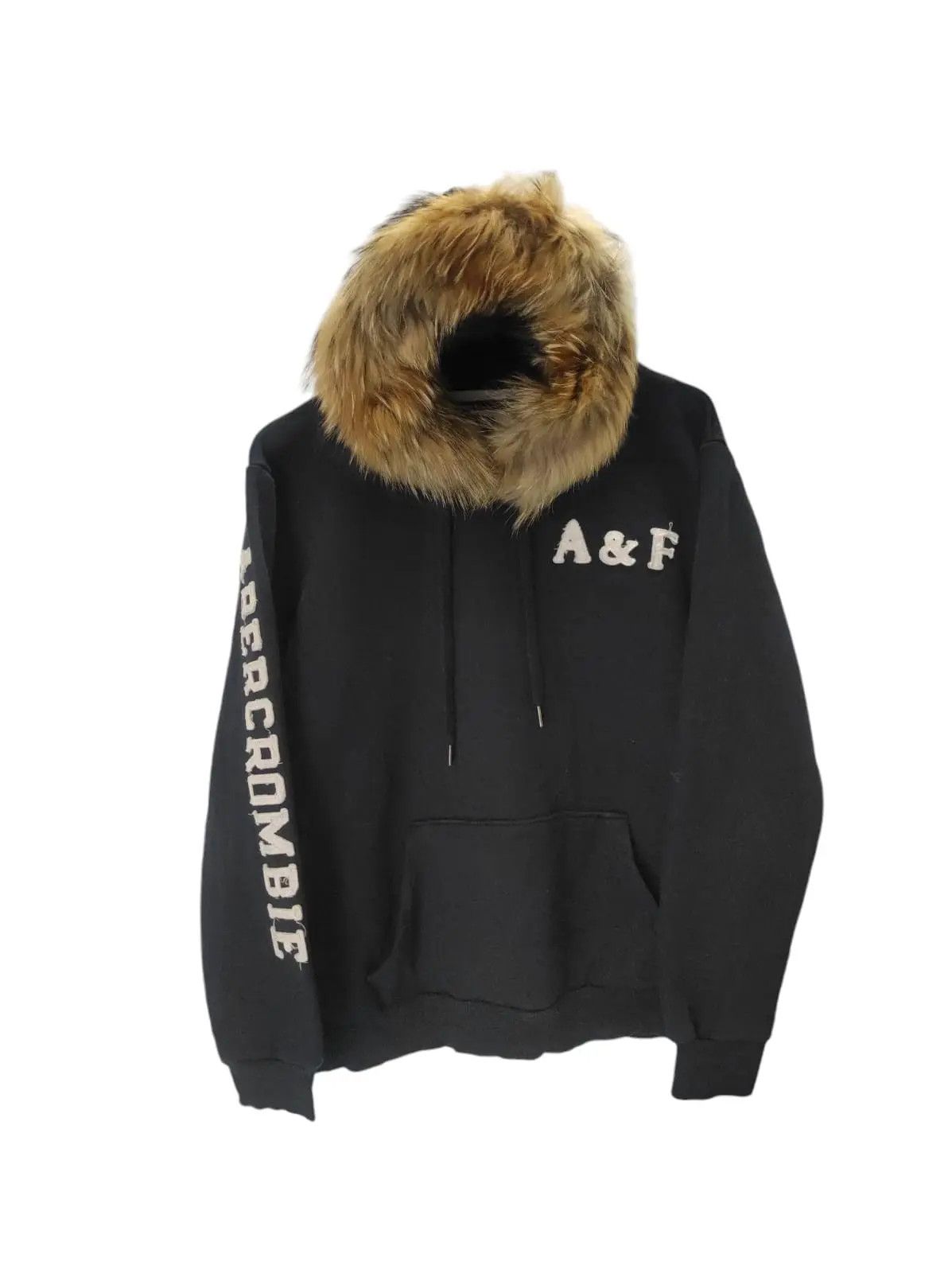 Abercrombie & Fitch Abercrombie & Fitch dark Navy fur hoodie ifsix LGB style Size US M / EU 48-50 / 2 - 1 Thumbnail