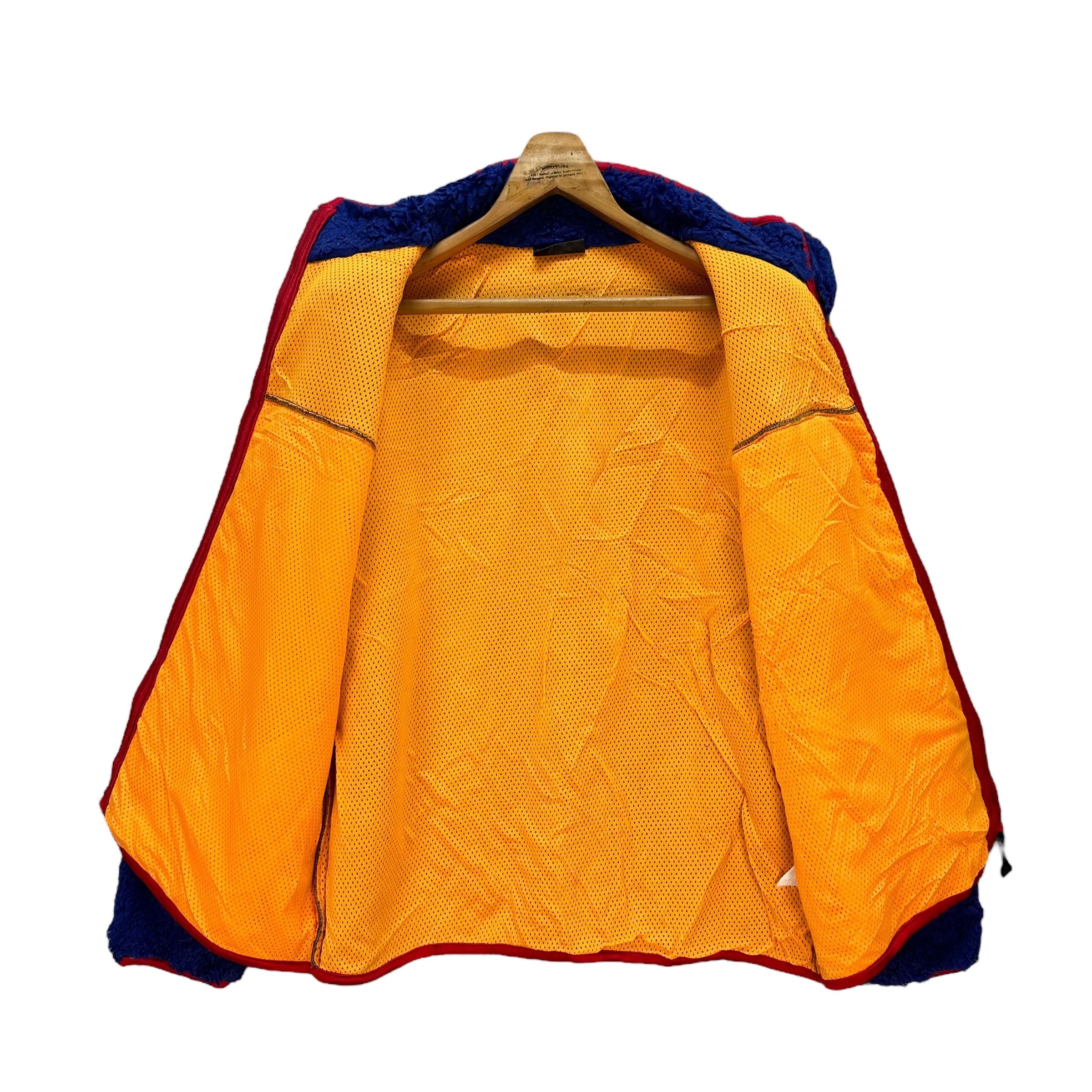 Japanese Brand NEVER SEEN THING DEEP PILE FLEECE JACKET RETRO X #8955-042 Size US M / EU 48-50 / 2 - 6 Thumbnail