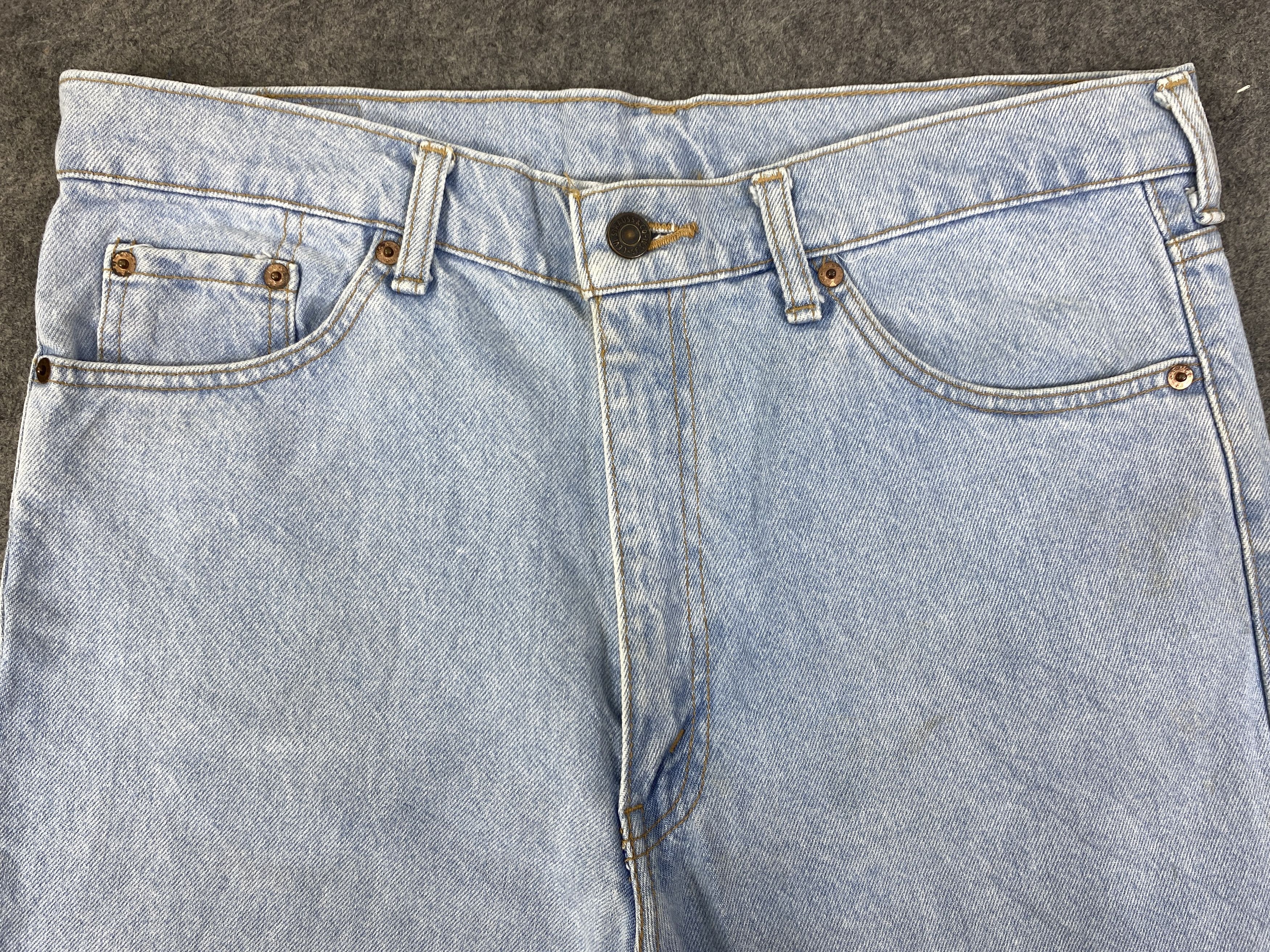 Levi's Light Blue Vintage Levi's 518 Jeans 34x26.5 - JN3307 Size US 34 / EU 50 - 3 Thumbnail