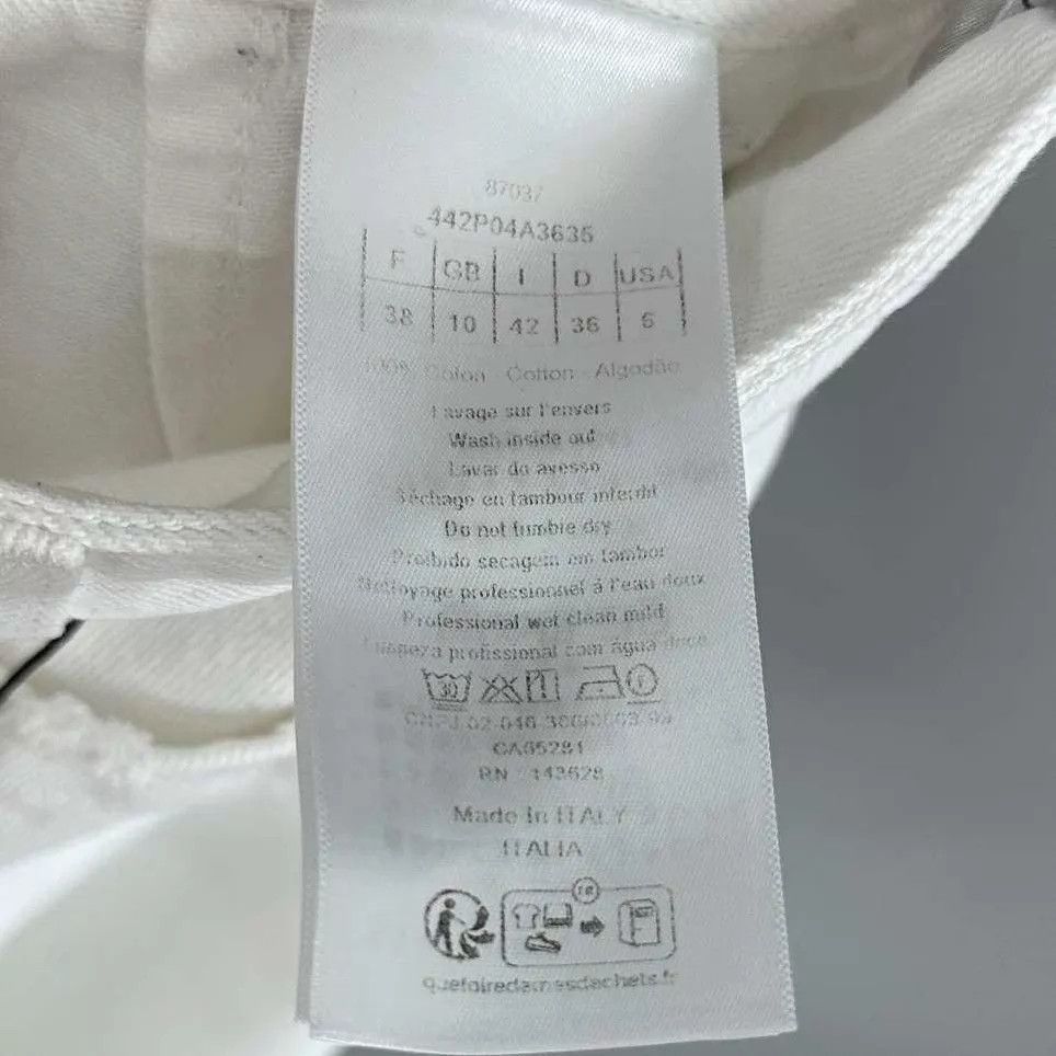 Dior Dior Double Pocket Logo Wide Leg Trousers Size 27" / US 4 / IT 40 - 4 Thumbnail