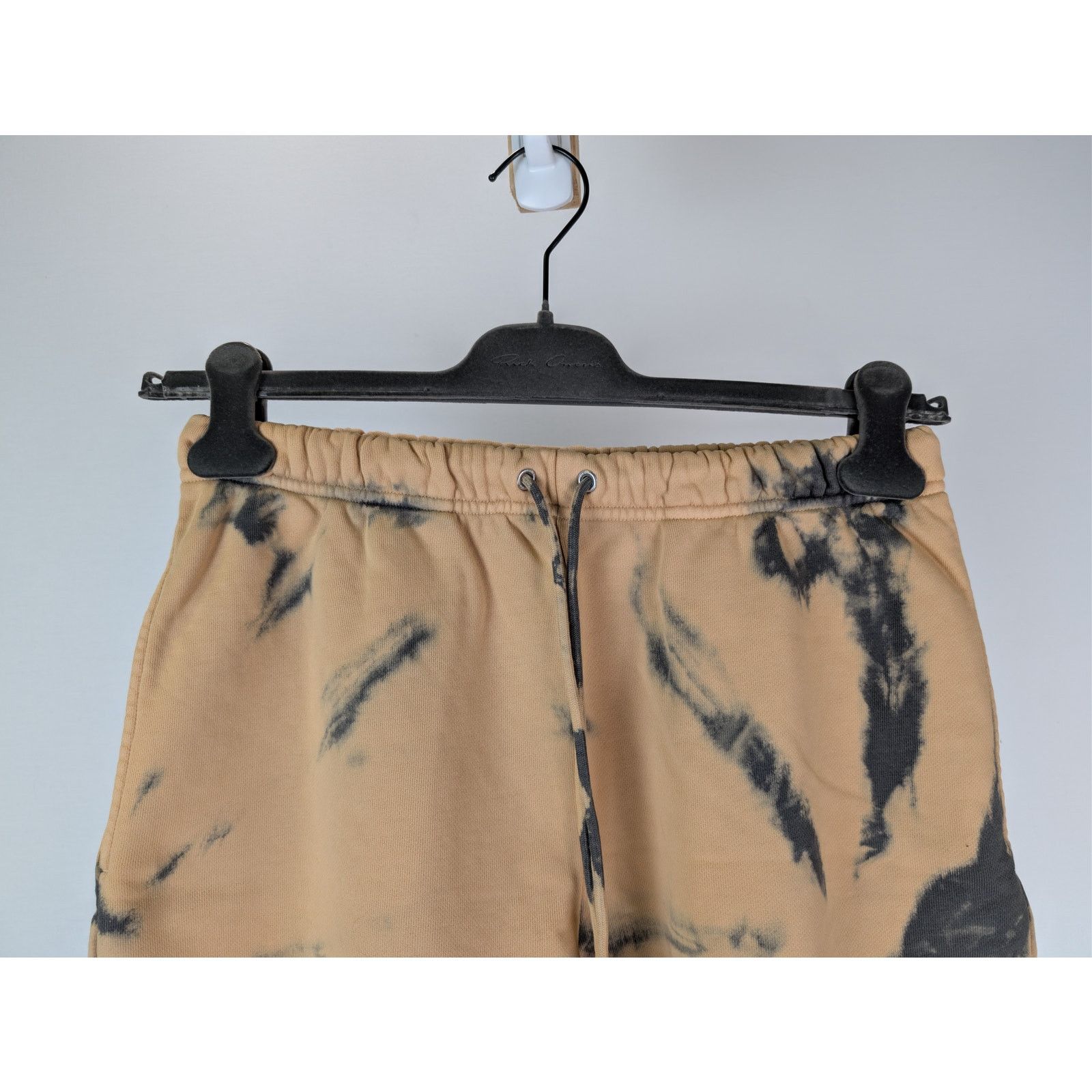 Celine o1rshd1 Tie-Dye Cotton Fleece Shorts in Grey/Beige/Black Size US 30 / EU 46 - 3 Thumbnail