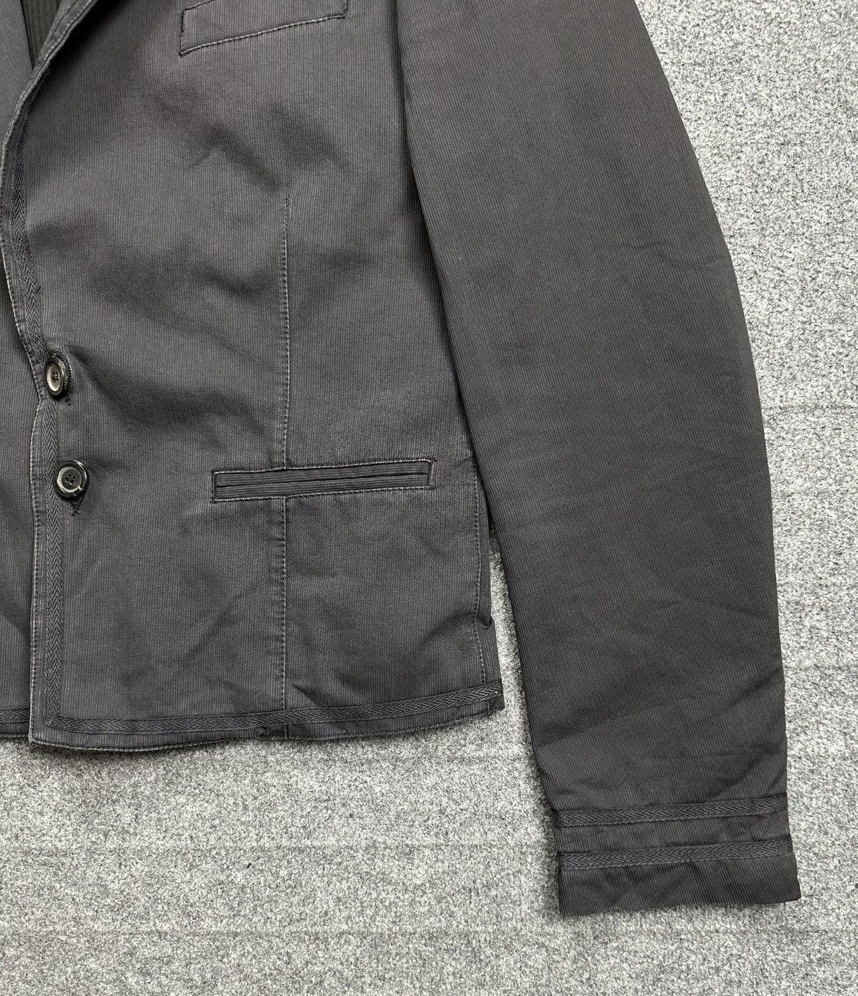 Alexander McQueen Alexander Mcqueen - Vintage Cropped Blazer Jacket - Trimmed Size 46R - 6 Thumbnail