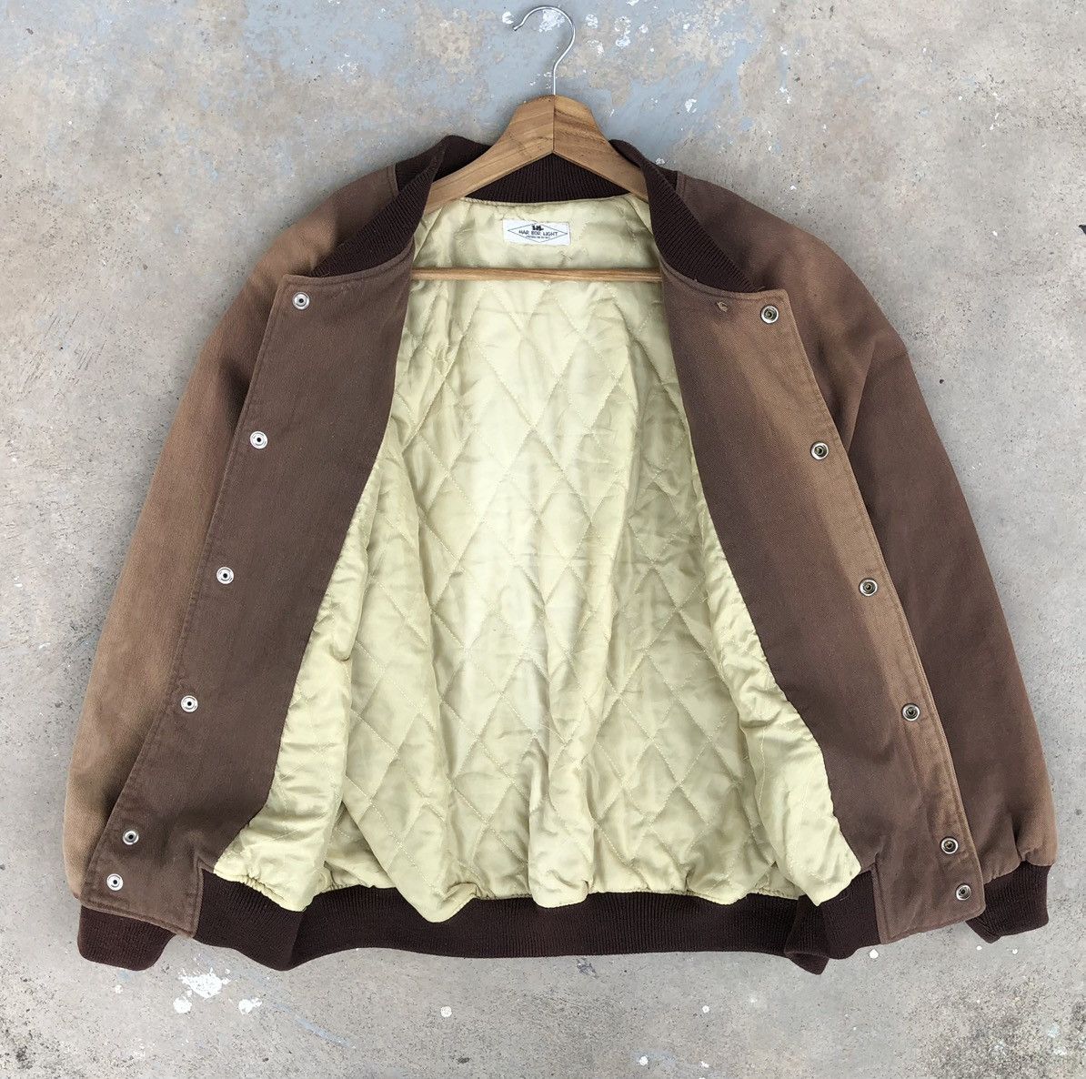 Vintage Vintage HAR BOR LIGHT HEADER FADED Bomber Jacket Size US L / EU 52-54 / 3 - 17 Thumbnail