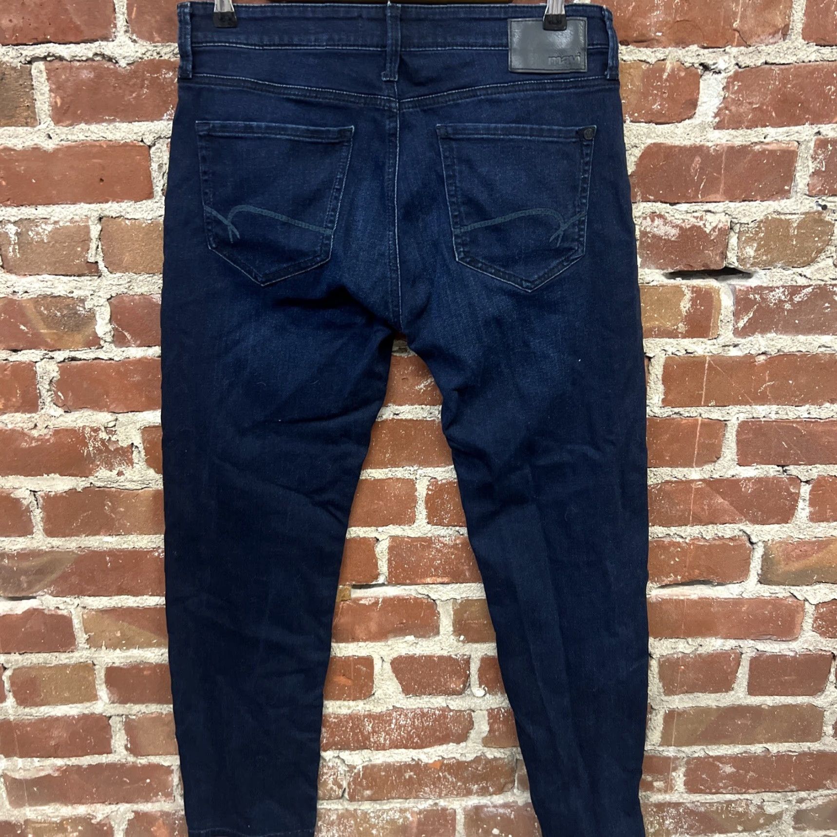 Mavi Mavi Jake Slim Leg Jeans Men 31x30 Blue Denim Stretch Slim Mid 10-12 Regular 5-Pocket Brand: Mavi Jake Straight 30 In Inseam Men Size US 31 - 3 Thumbnail