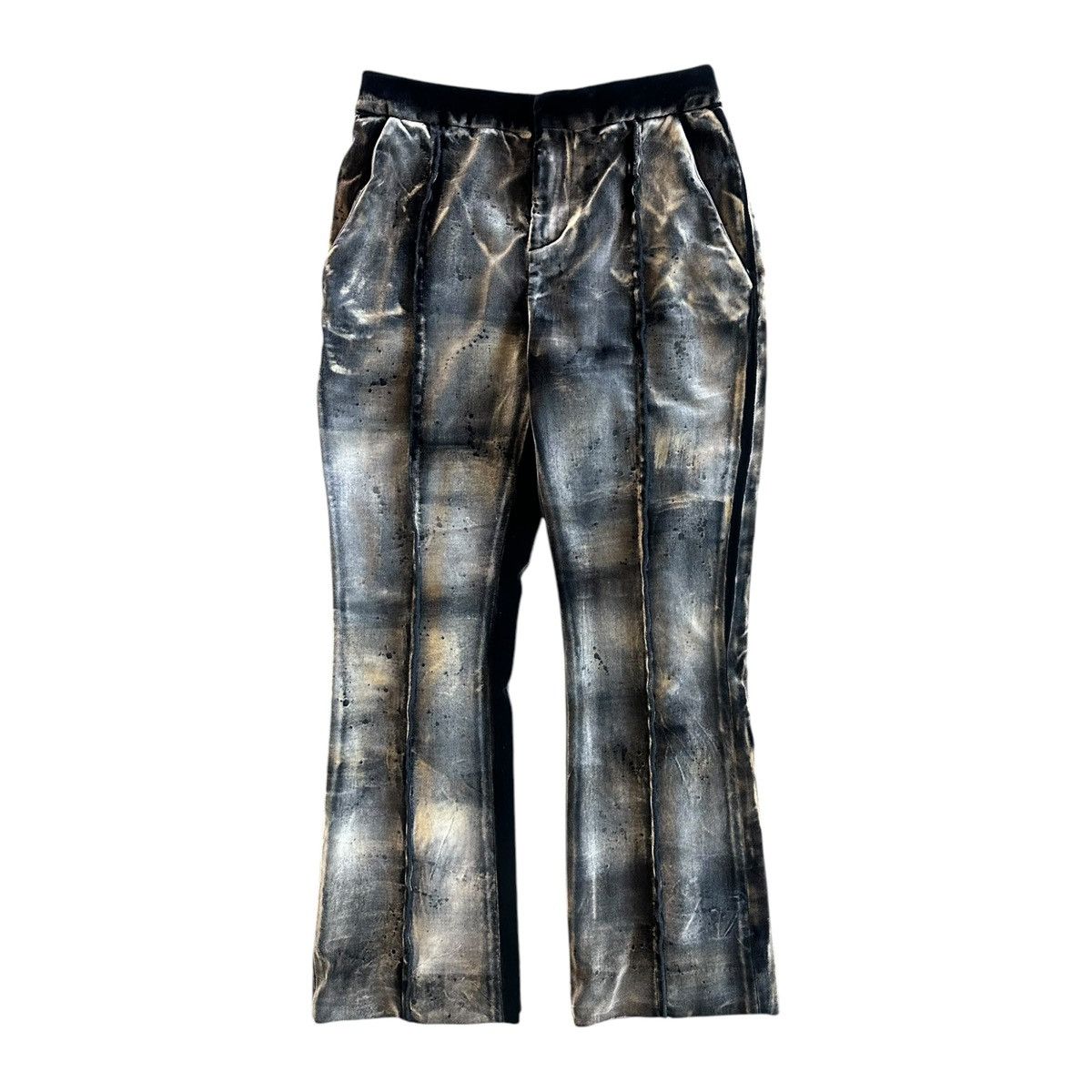 Marni $1,190 velvet abstract trouser Size US 28 / EU 44 - 1 Thumbnail
