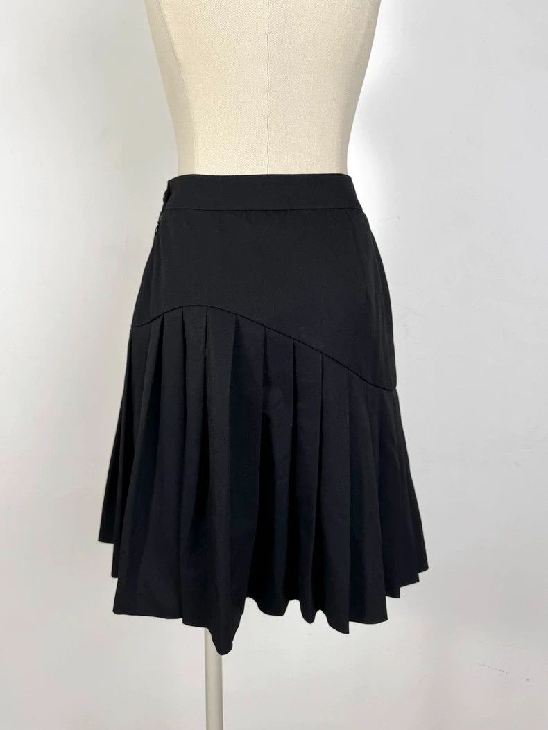 Vivienne Westwood Vivienne Westwood size1 Black wool pleated dress skirt Size 26" / US 2 / IT 38 - 4 Thumbnail