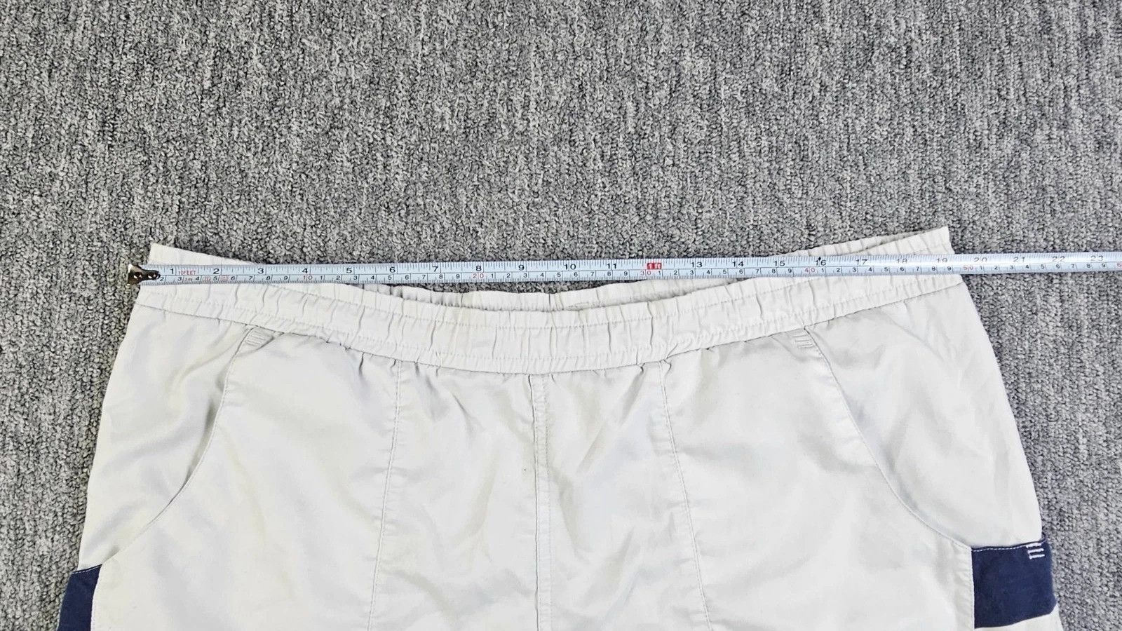 Adidas Adidas Vintage 90s Nylon Athletic Shorts Gray 3 Stripe XL Size US 39 - 10 Thumbnail