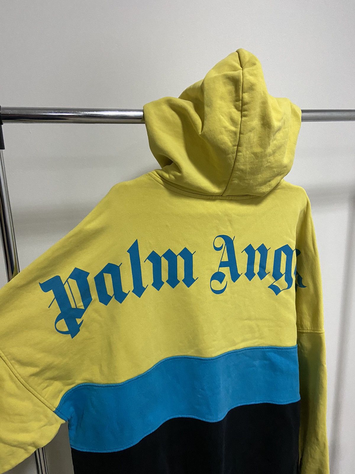 Palm Angels × Vintage Palm angels hoodie big logo yellow vintage Size US L / EU 52-54 / 3 - 3 Thumbnail